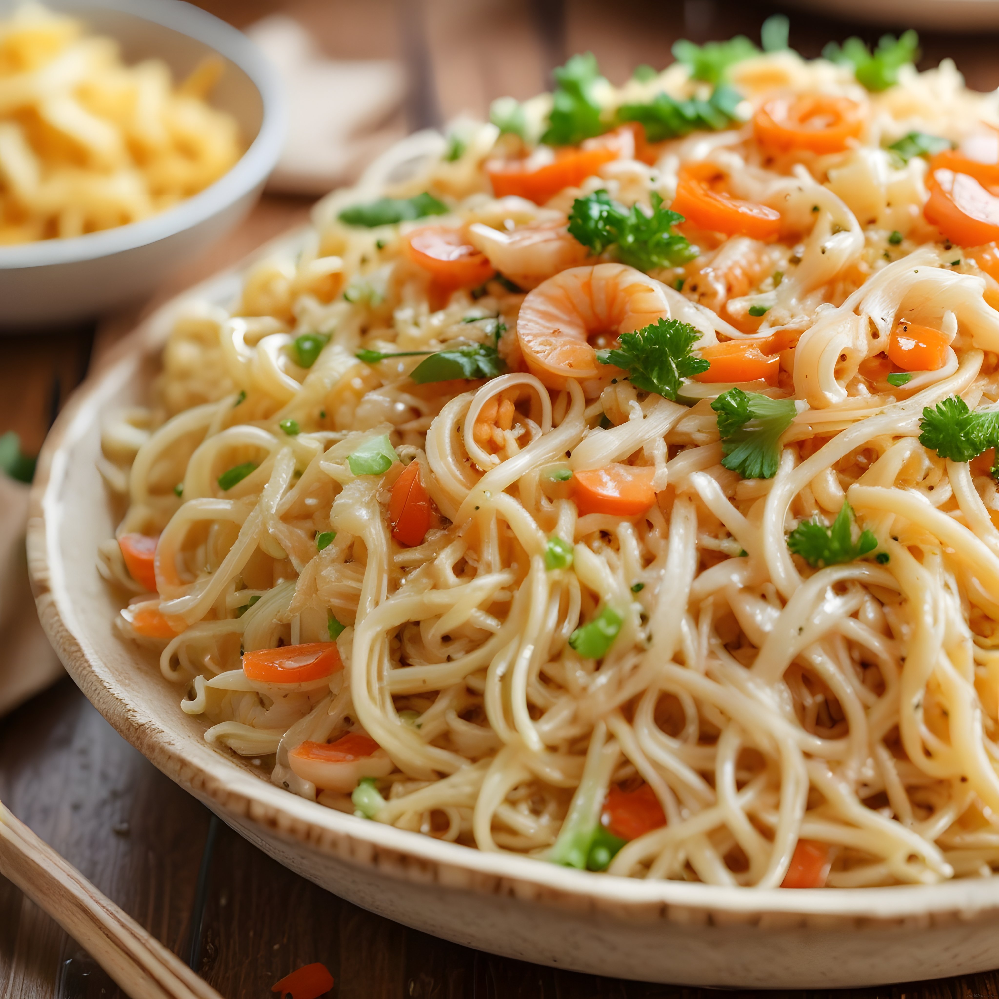 Karidesli Spagetti Tarifi: Taze Sebzeler ve Maydanozla Lezzetli Makarna Keyfi