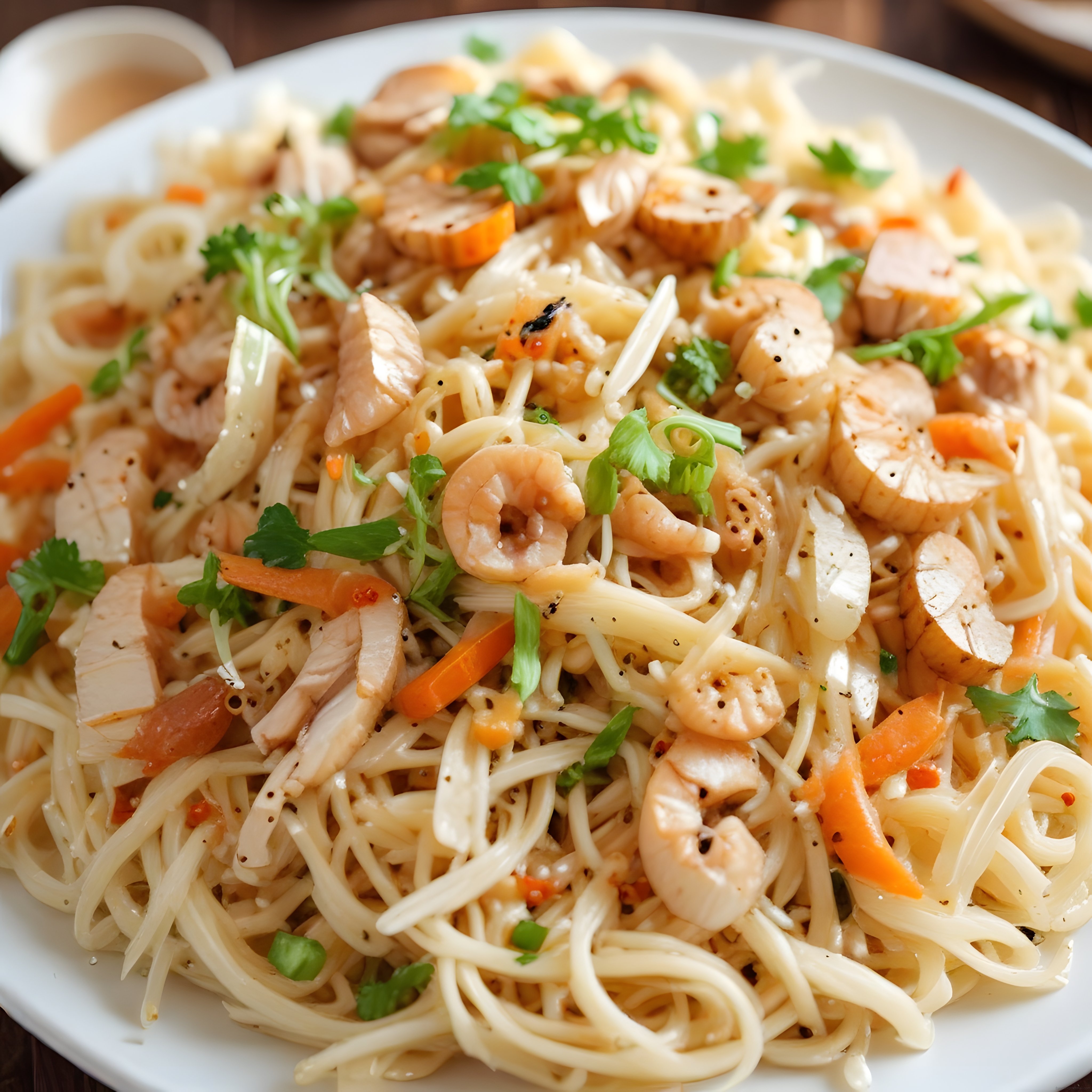 Karidesli Tavuklu Noodle: Uzak Doğu Mutfağından Pratik Ev Yapımı Tarif