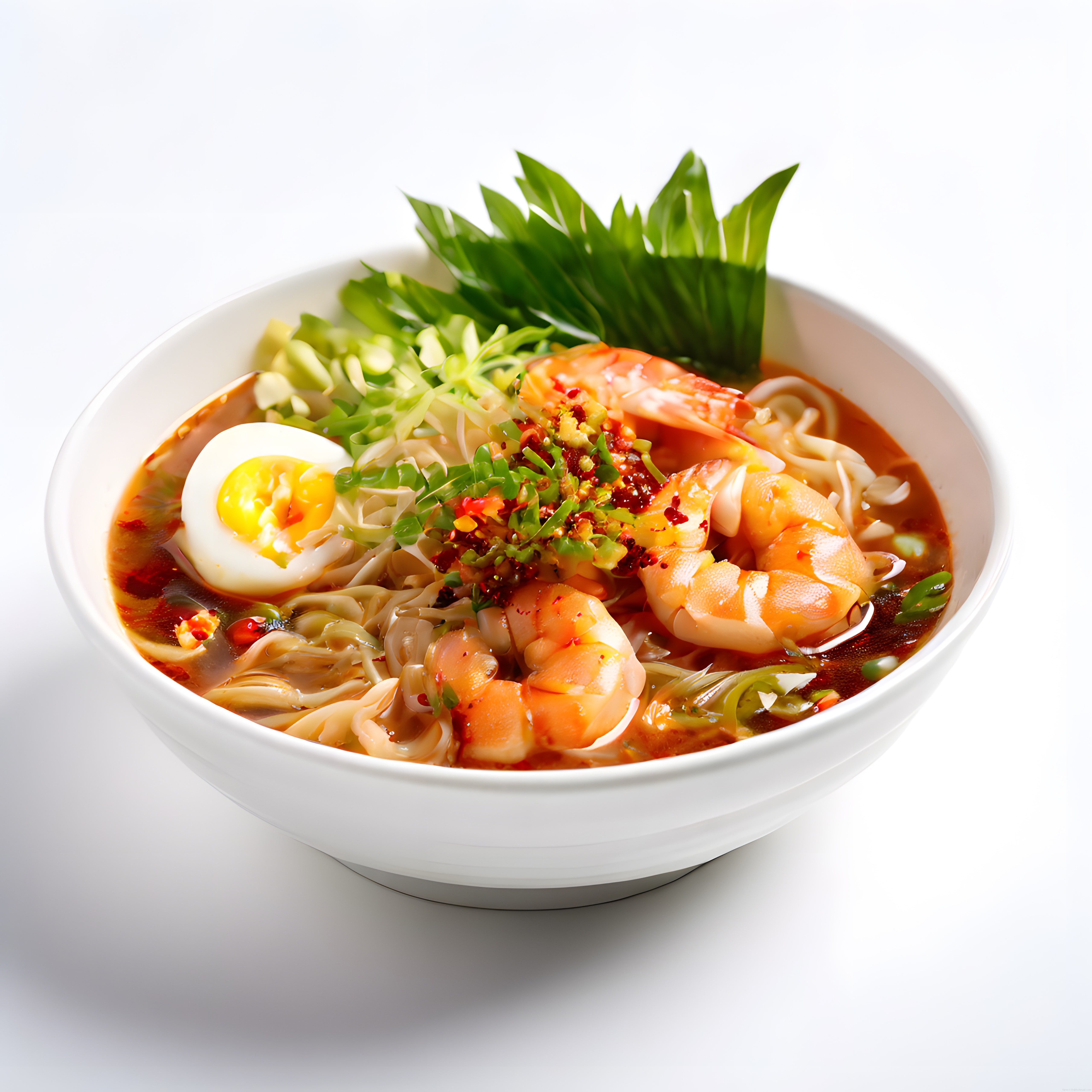 Karidesli Yumurtalı Baharatlı Noodle Çorbası: Asya Mutfağından Egzotik Lezzet