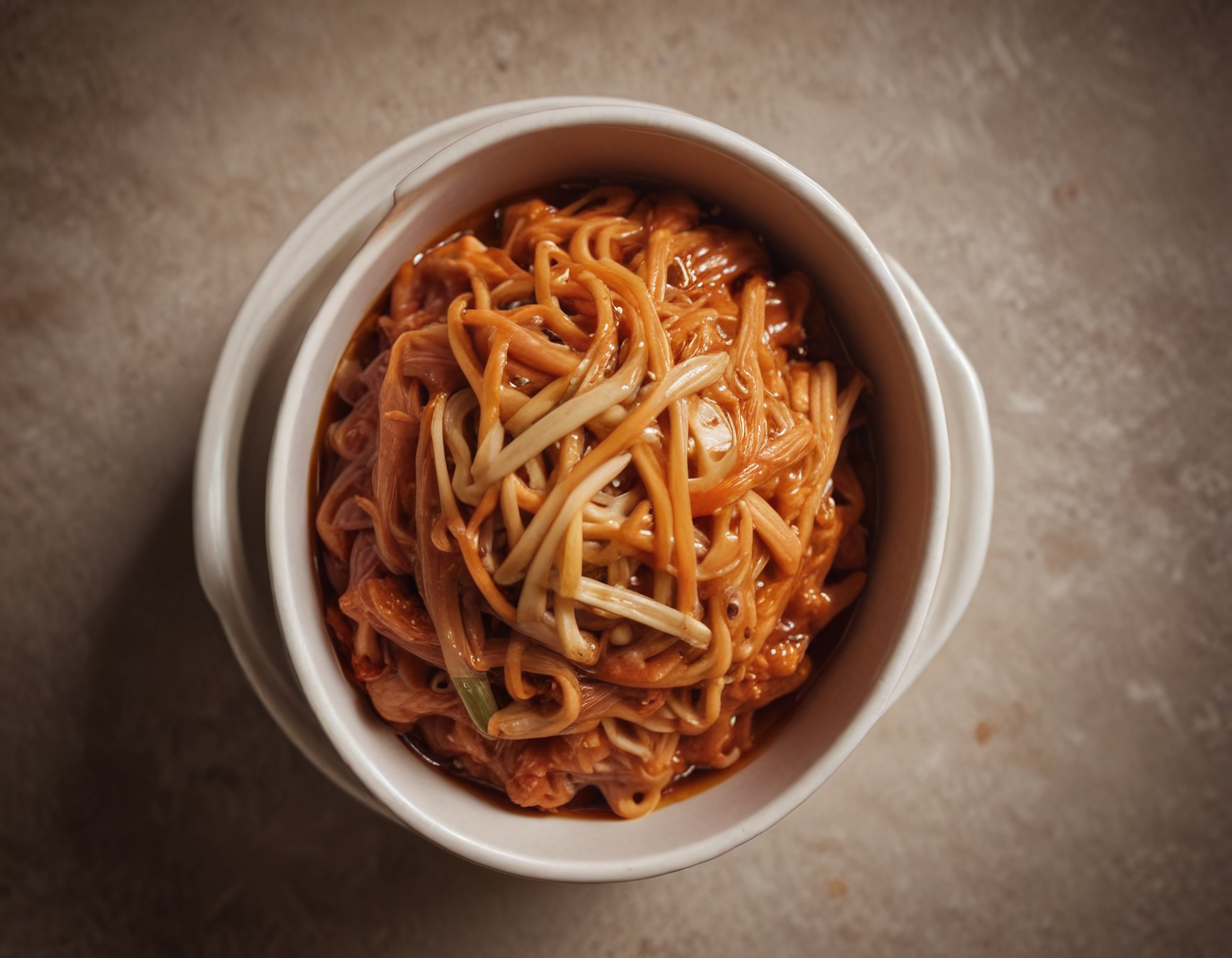 Kasede Soslu Tavuklu Noodle: Asya Usulü Baharatlı Erişte Yemeği Tarifi