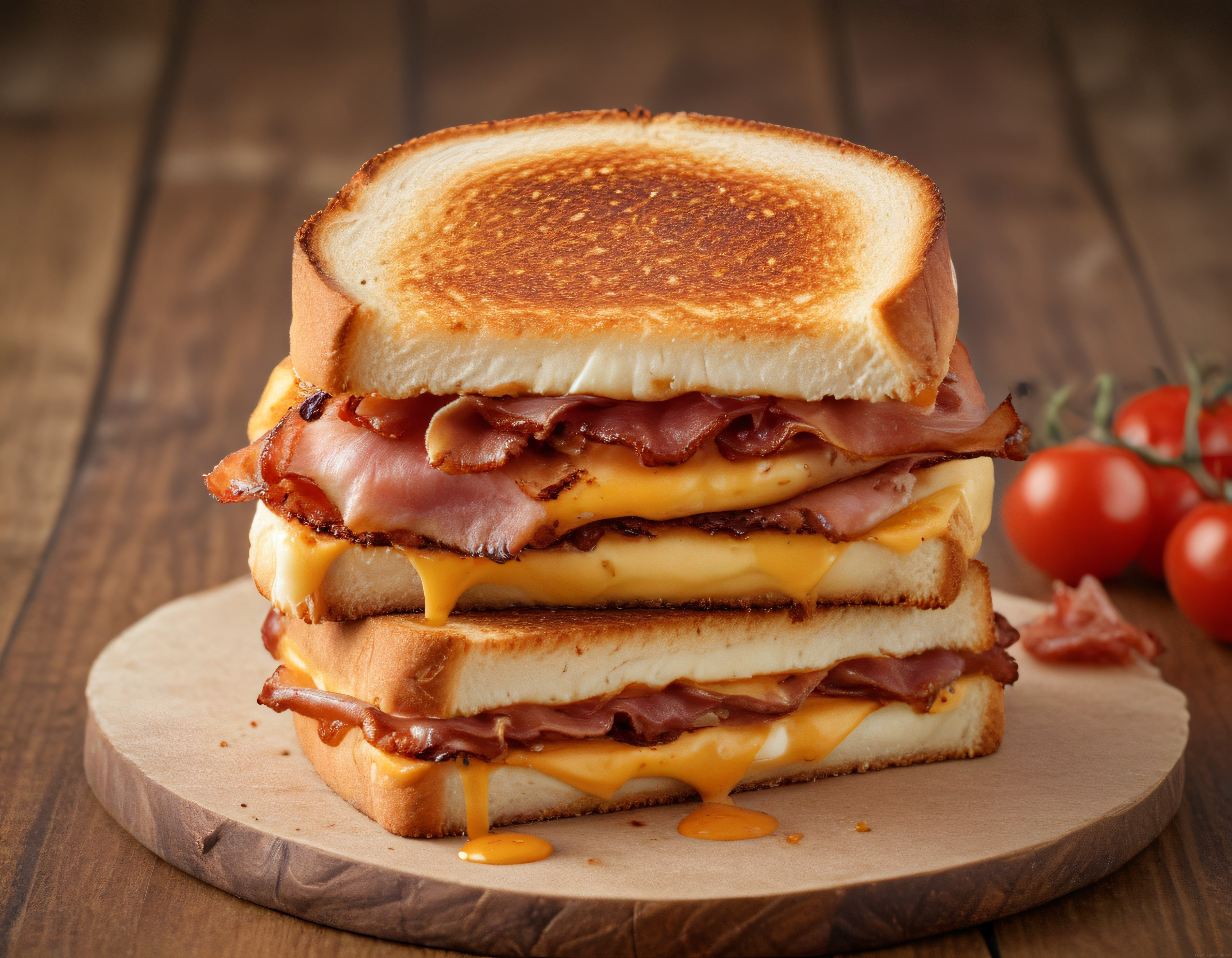 Kat Kat Kahvaltılık Bol Peynirli ve Pastırmalı Kızarmış Tost Tarifi