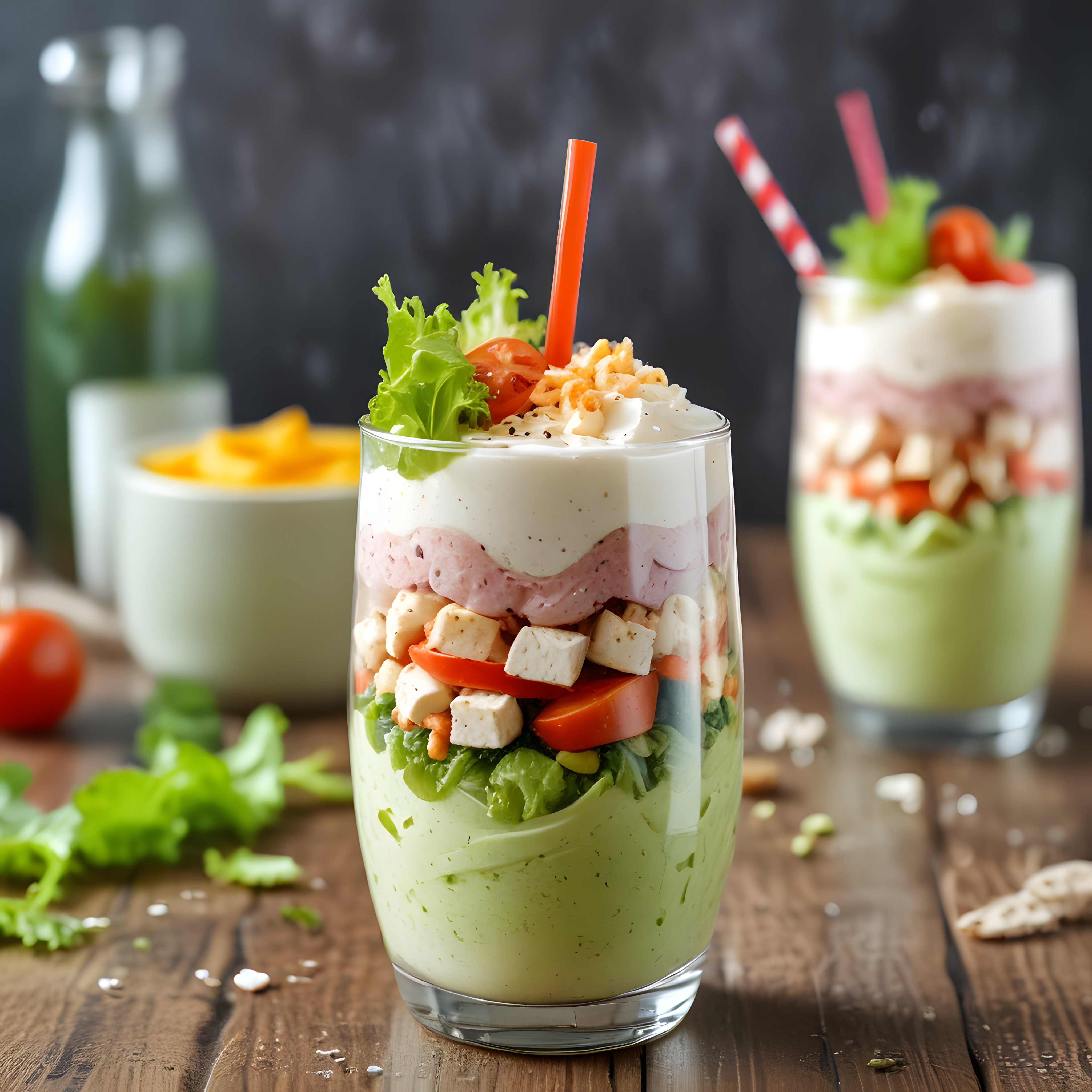 Katmanlı Bardak Salata: Sağlıklı Beslenme için Pratik ve Lezzetli Öğün
