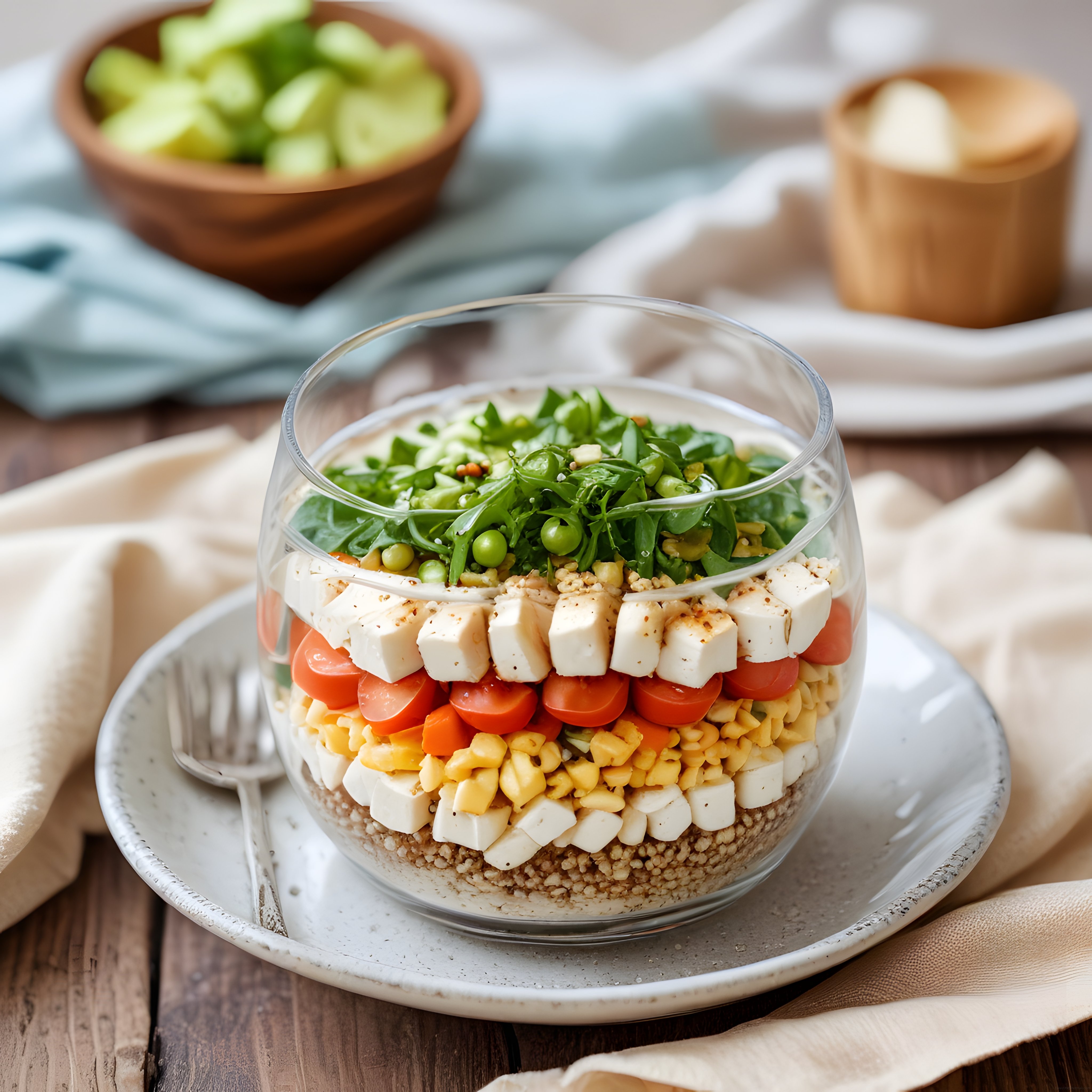 Katmanlı Kinoa Salatası: Sağlıklı ve Renkli Bir Öğün Alternatifi