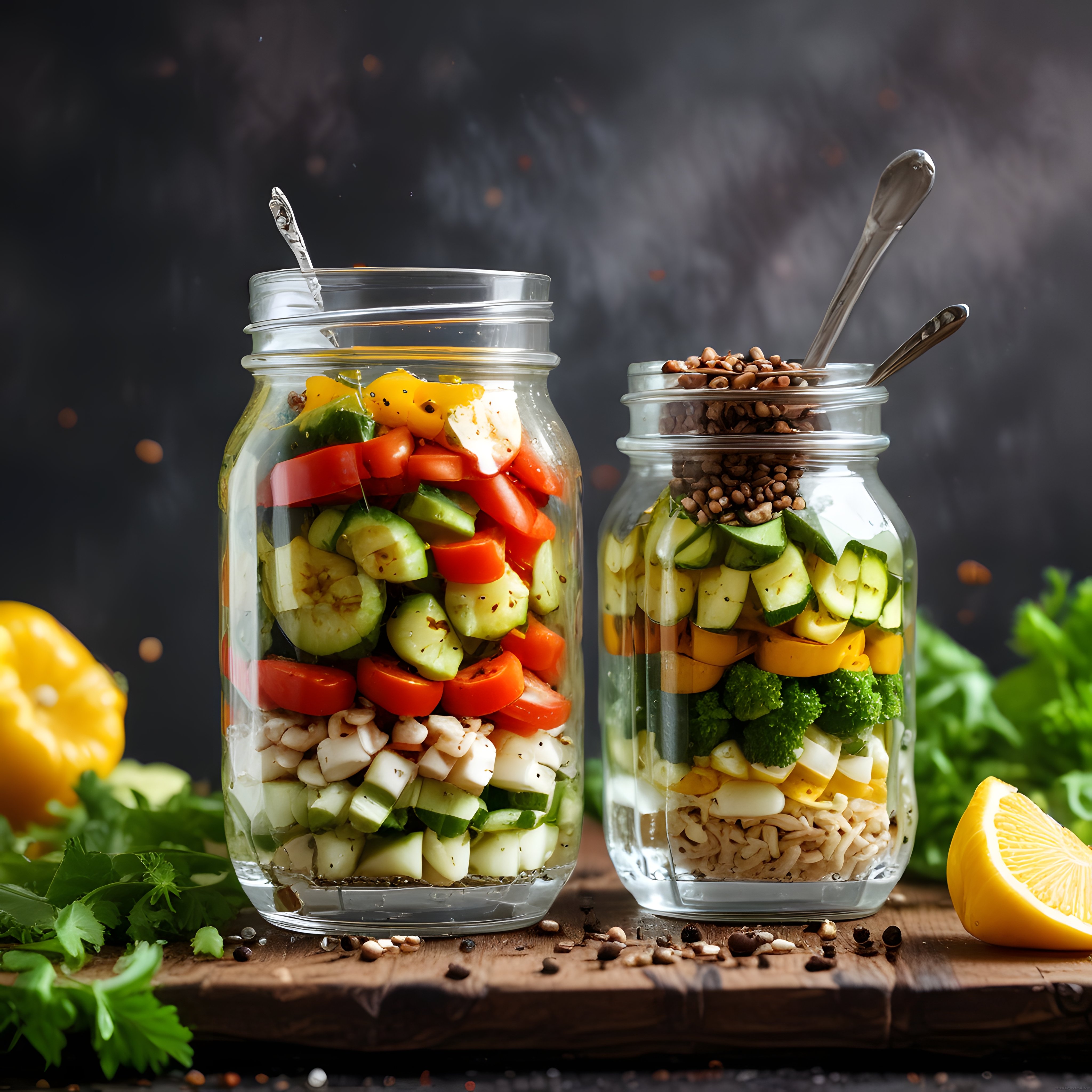 Kavanozda Katmanlı Sağlıklı Salata Tarifleri ve Besleyici Öğün Fikirleri