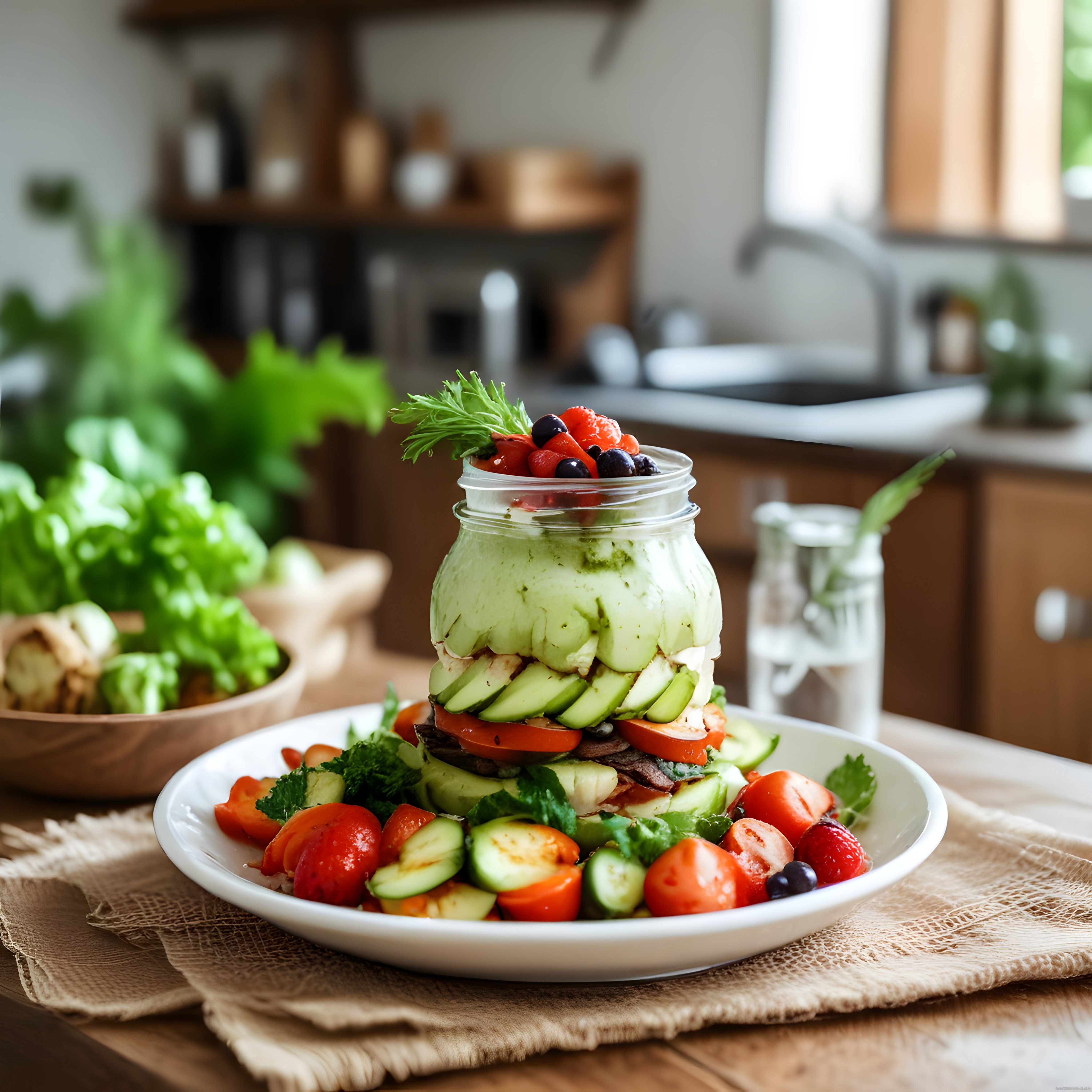 Kavanozda Katmanlı Salata ile Evde Sağlıklı ve Pratik Beslenme Önerisi