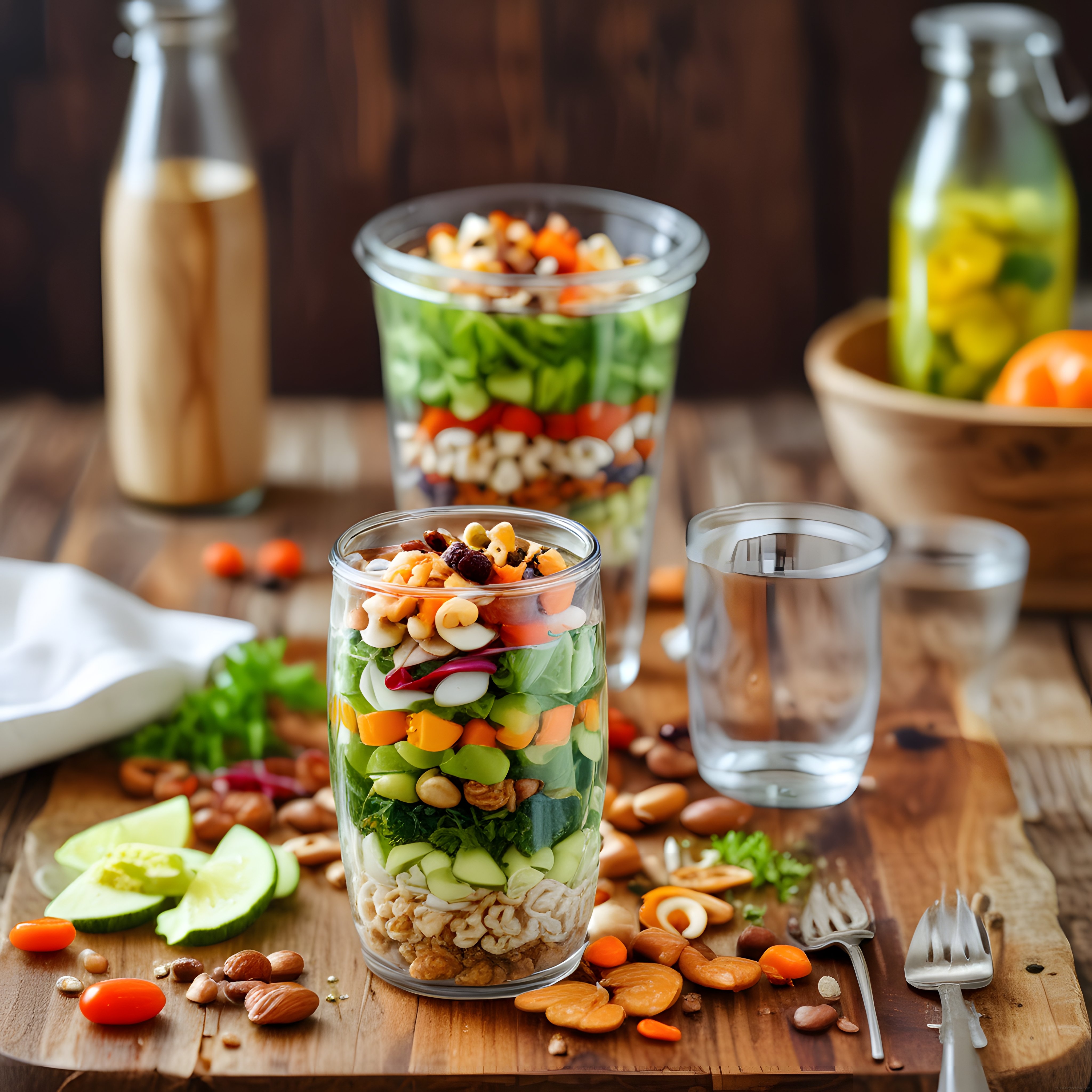 Kavanozda Katmanlı Salata Tarifi: Sağlıklı ve Renkli Beslenme Önerisi
