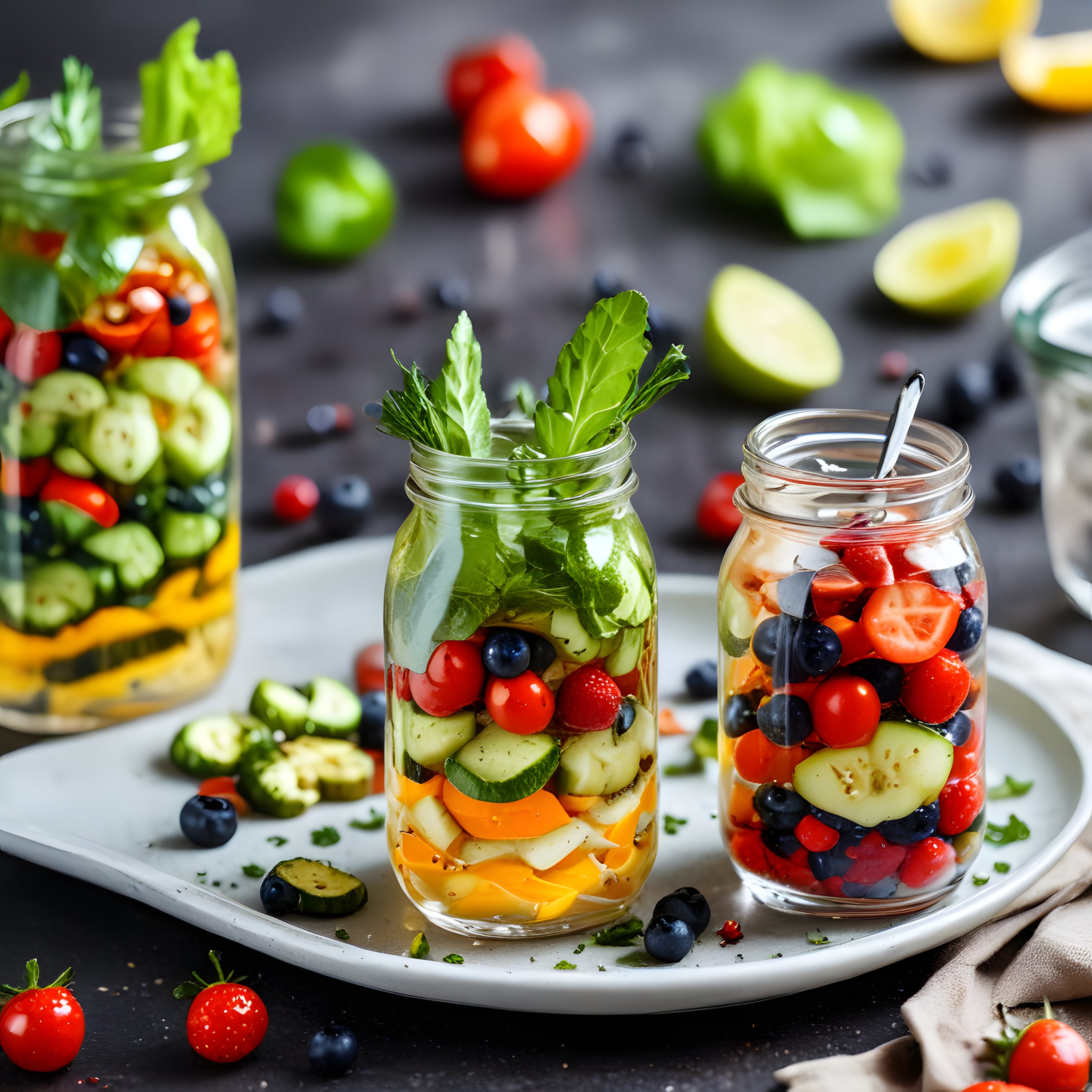 Kavanozda Renkli Katmanlı Salata Tarifi: Pratik ve Sağlıklı Öğün