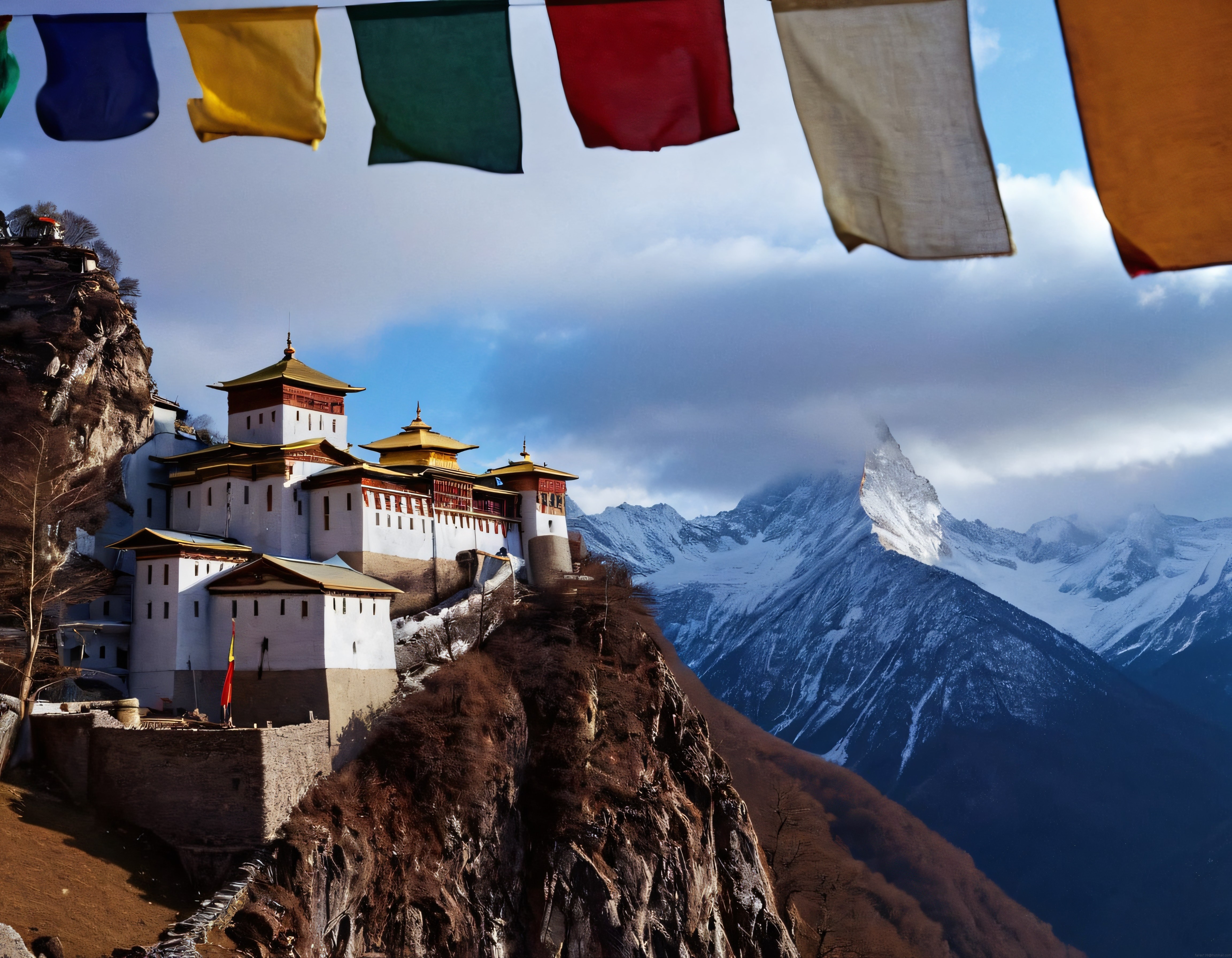 Kayalık Zirvedeki Gizemli Keşişhane: Himalaya Eteklerinde Mistik Yolculuk