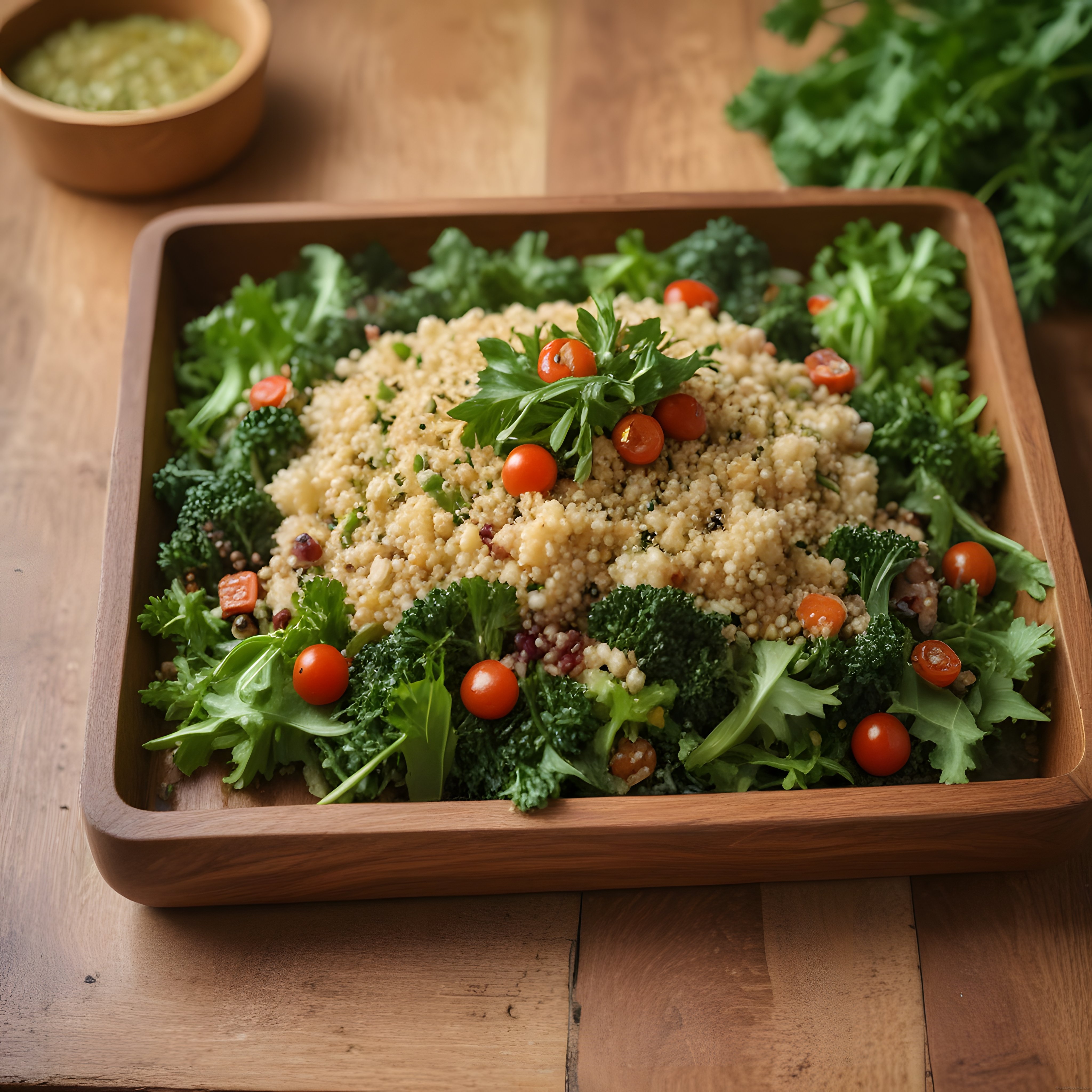 Kinoa Salatası Tarifi: Brokoli ve Cherry Domatesli Sağlıklı Tabak