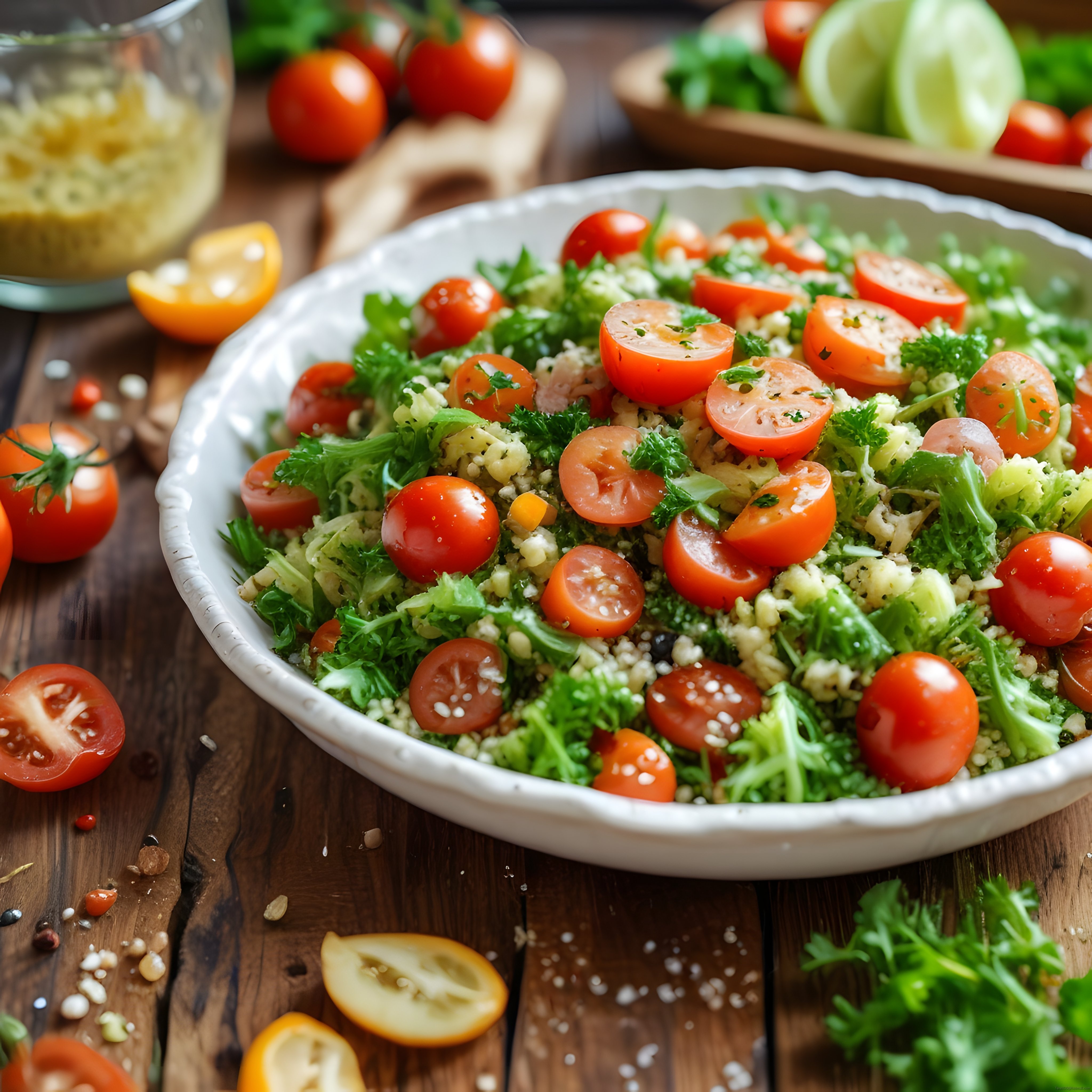 Kinoa ve Brokolili Renkli Salata Tarifi: Besleyici Bir Öğün Önerisi