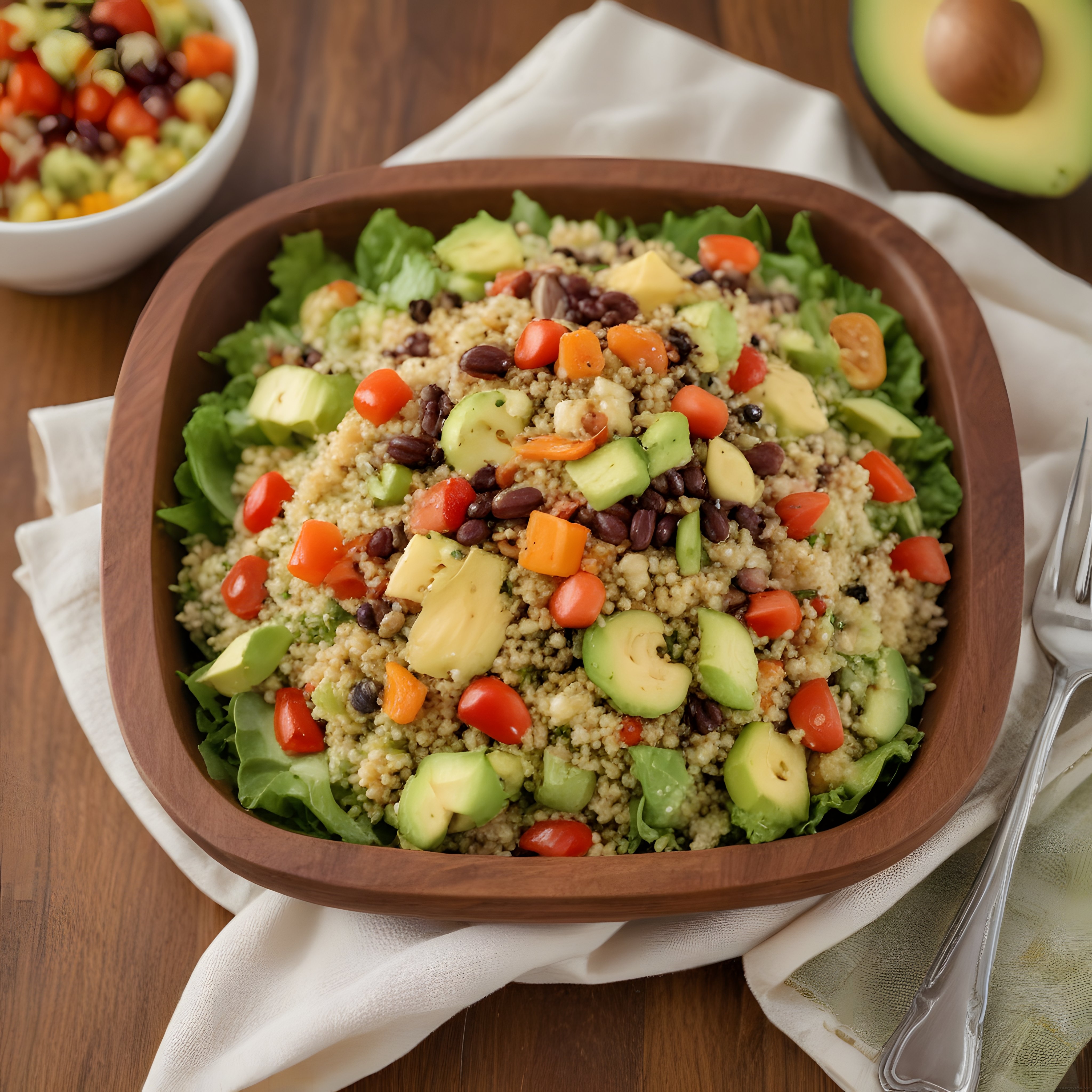 Kinoalı Avokado ve Fasulyeli Salata: Sağlıklı Besin Kasesi Tarifi