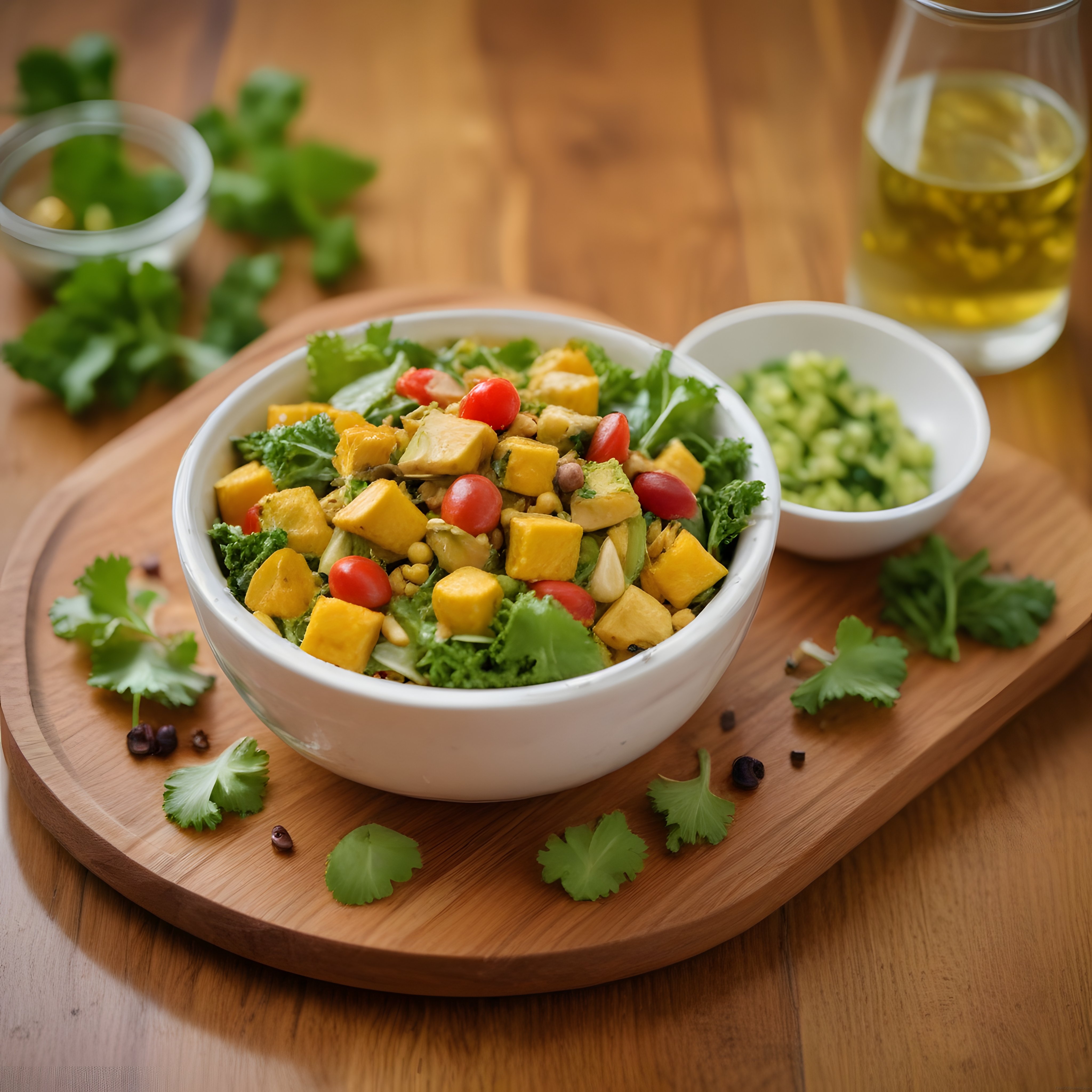 Kinoalı Mango Avokado Salatası: Besleyici ve Renkli Vegan Tarif