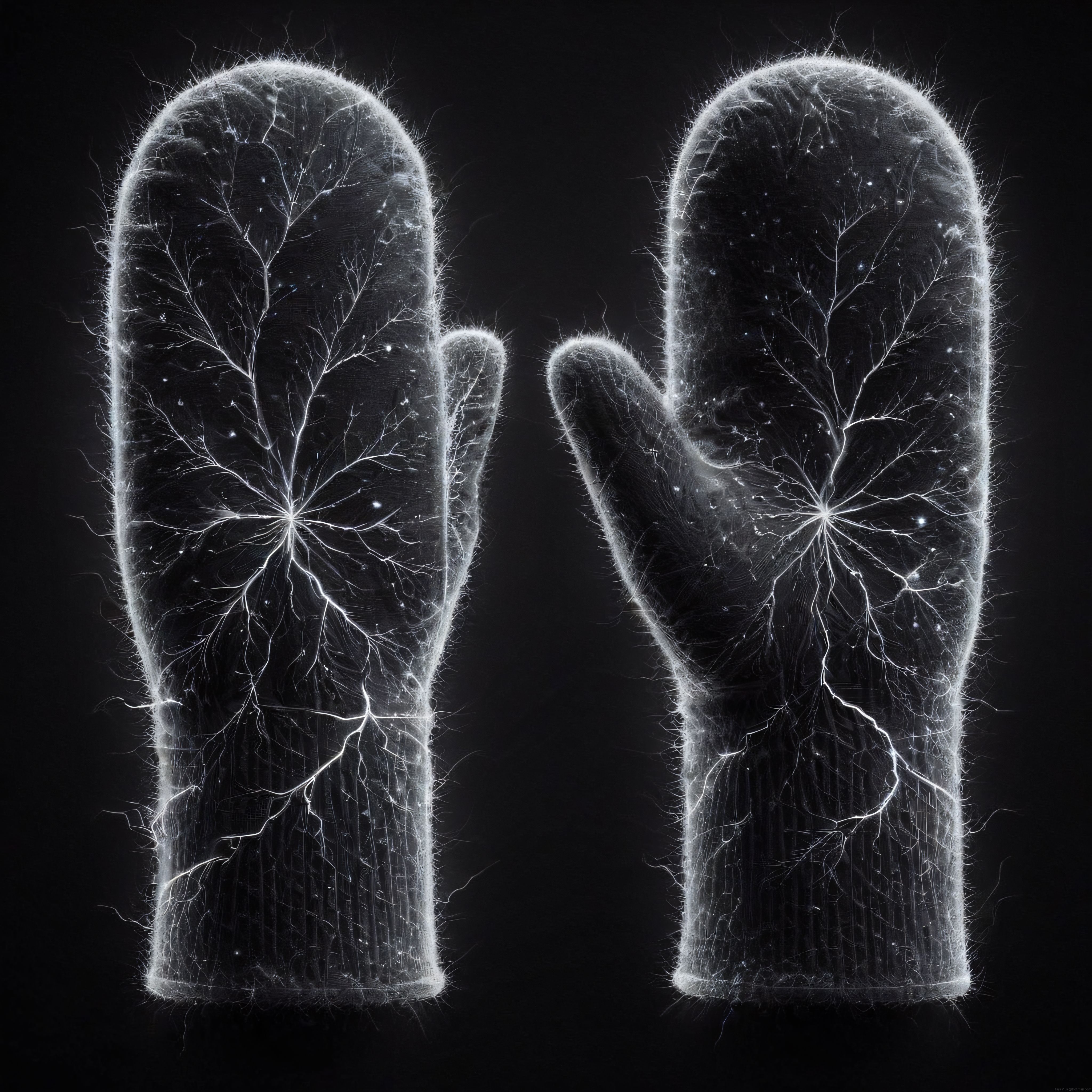 Kirlian fotoğraf tekniğiyle elektrik alanlarında beliren sinirsel el yapıları Kirlian fotoğraf tekniğiyle elektrik alanlarında beliren sinirsel el yapıları