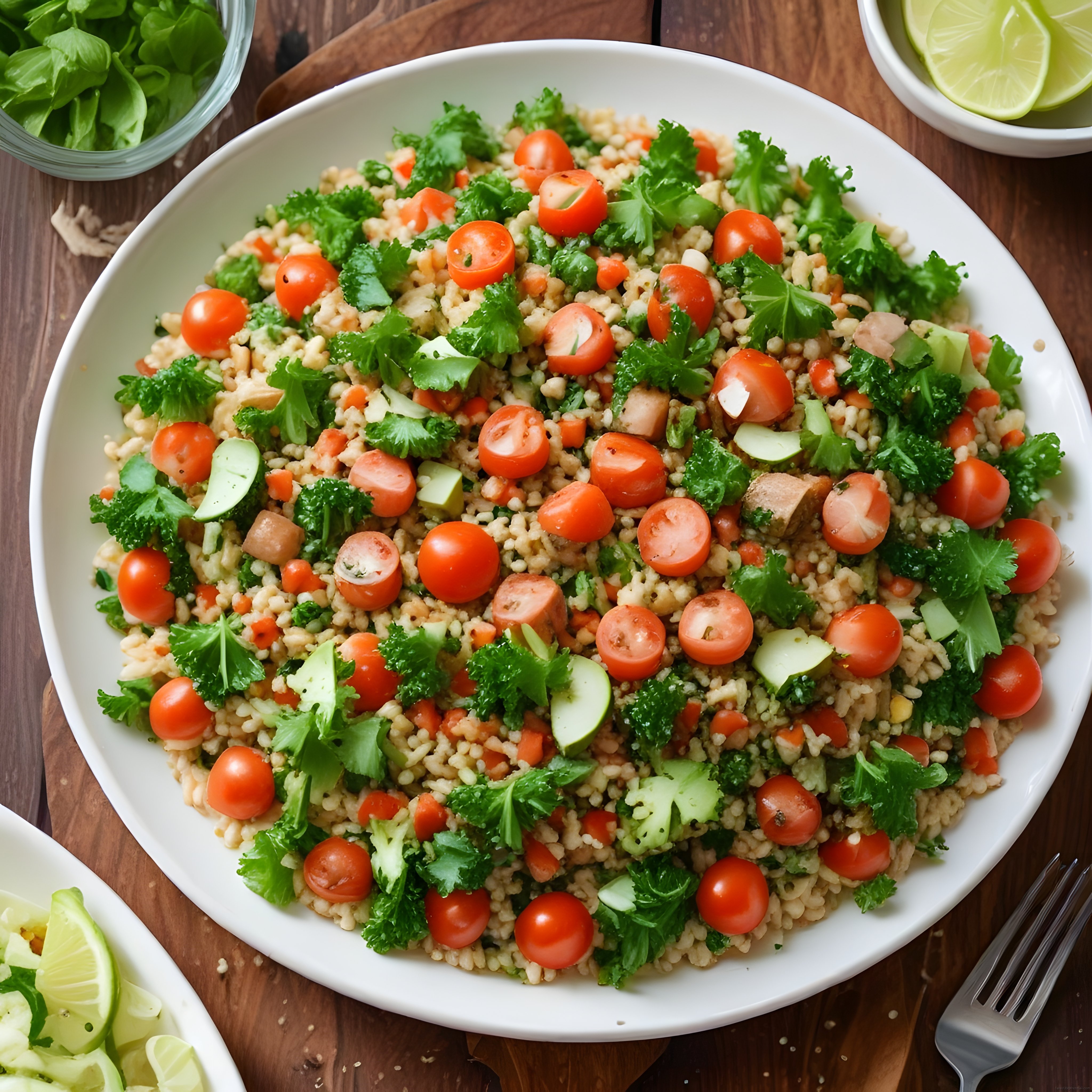 Kırmızı Domatesli Bulgur Salatası: Taze ve Sağlıklı Akdeniz Tarifi
