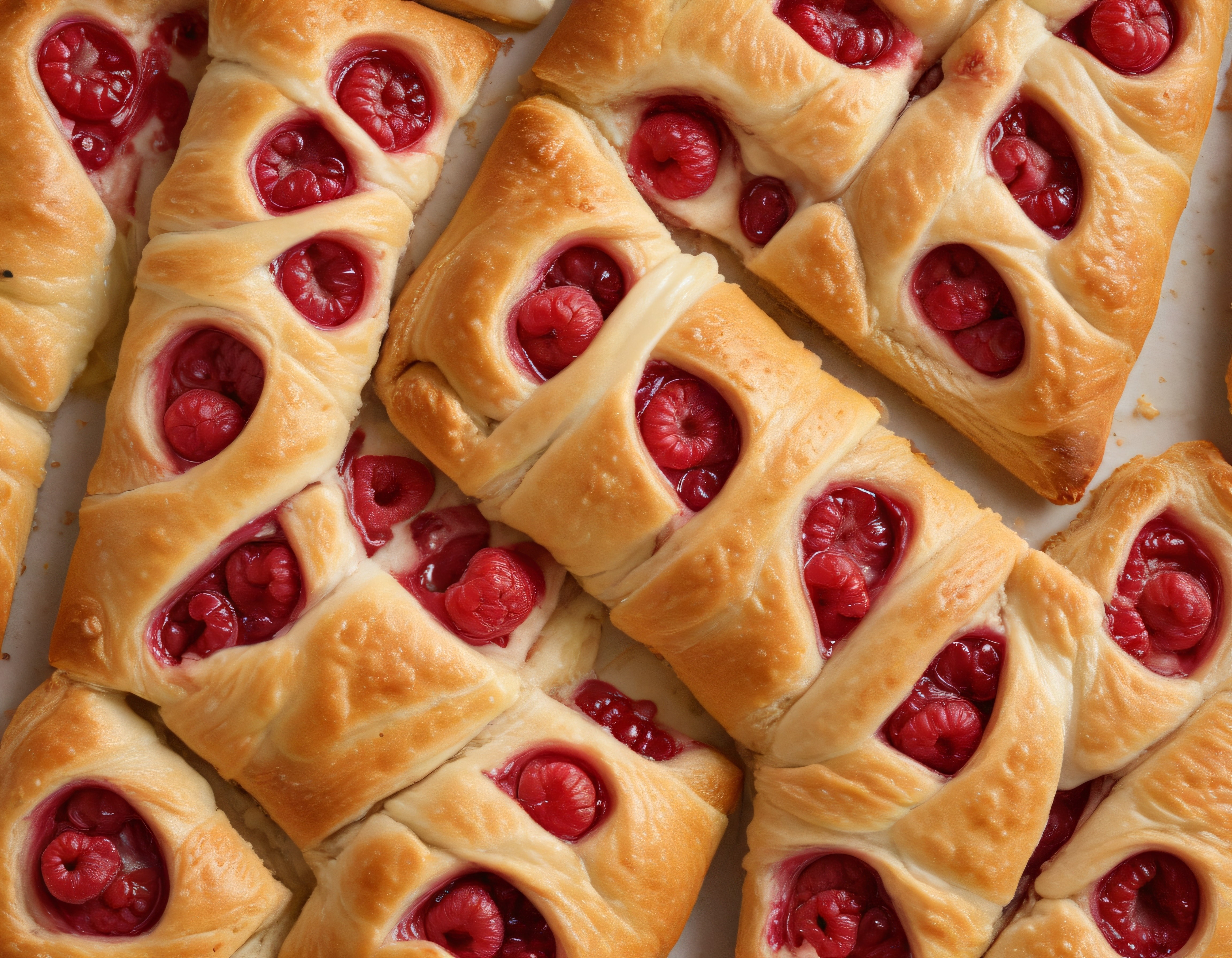 Kırmızı Meyveli Milföy Tatlı Tarifi: Fırından Yeni Çıkmış Çıtır Lezzetler