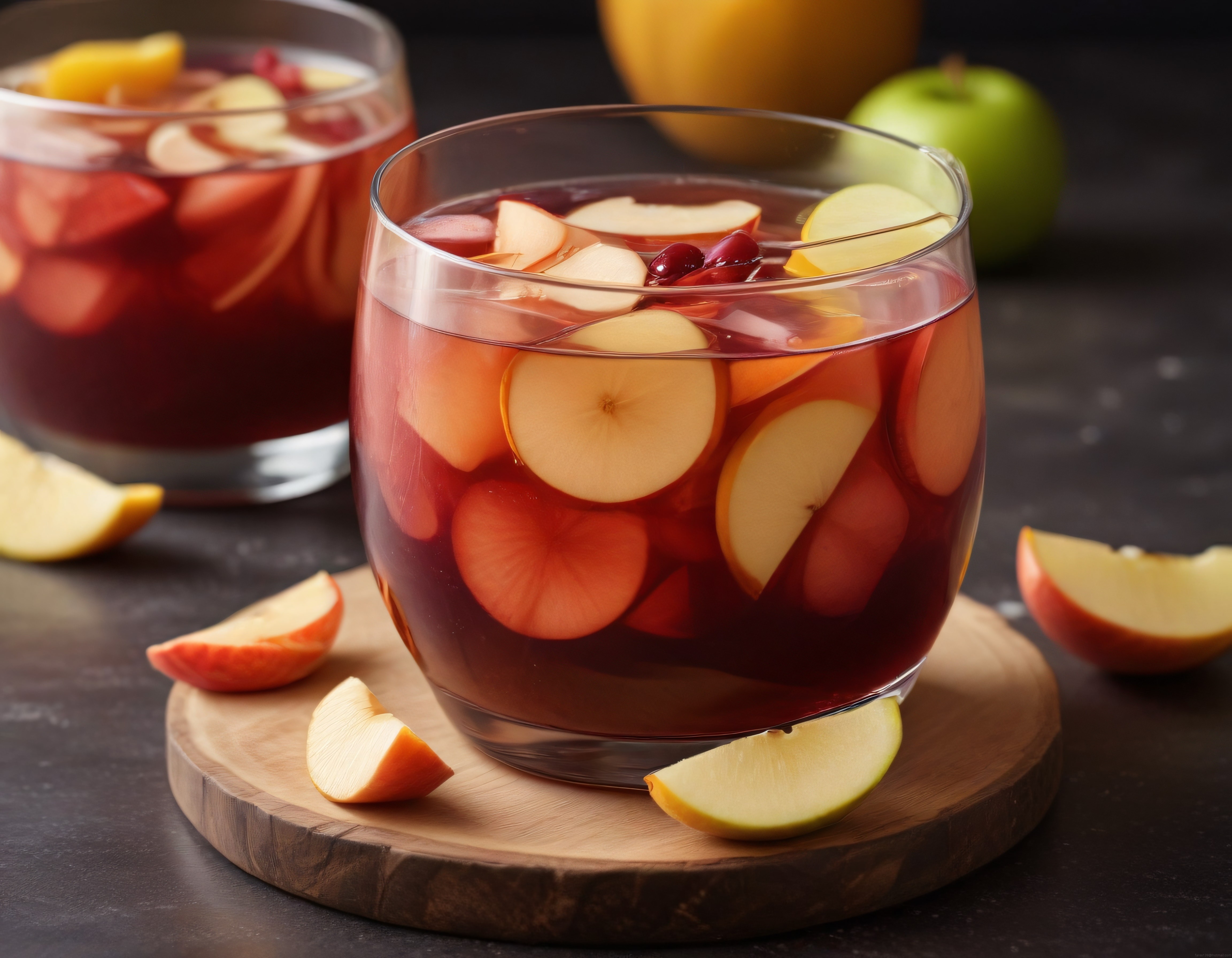 Kırmızı Meyveli ve Elmalı Ferahlatıcı Sangria Kokteyli Tarifi