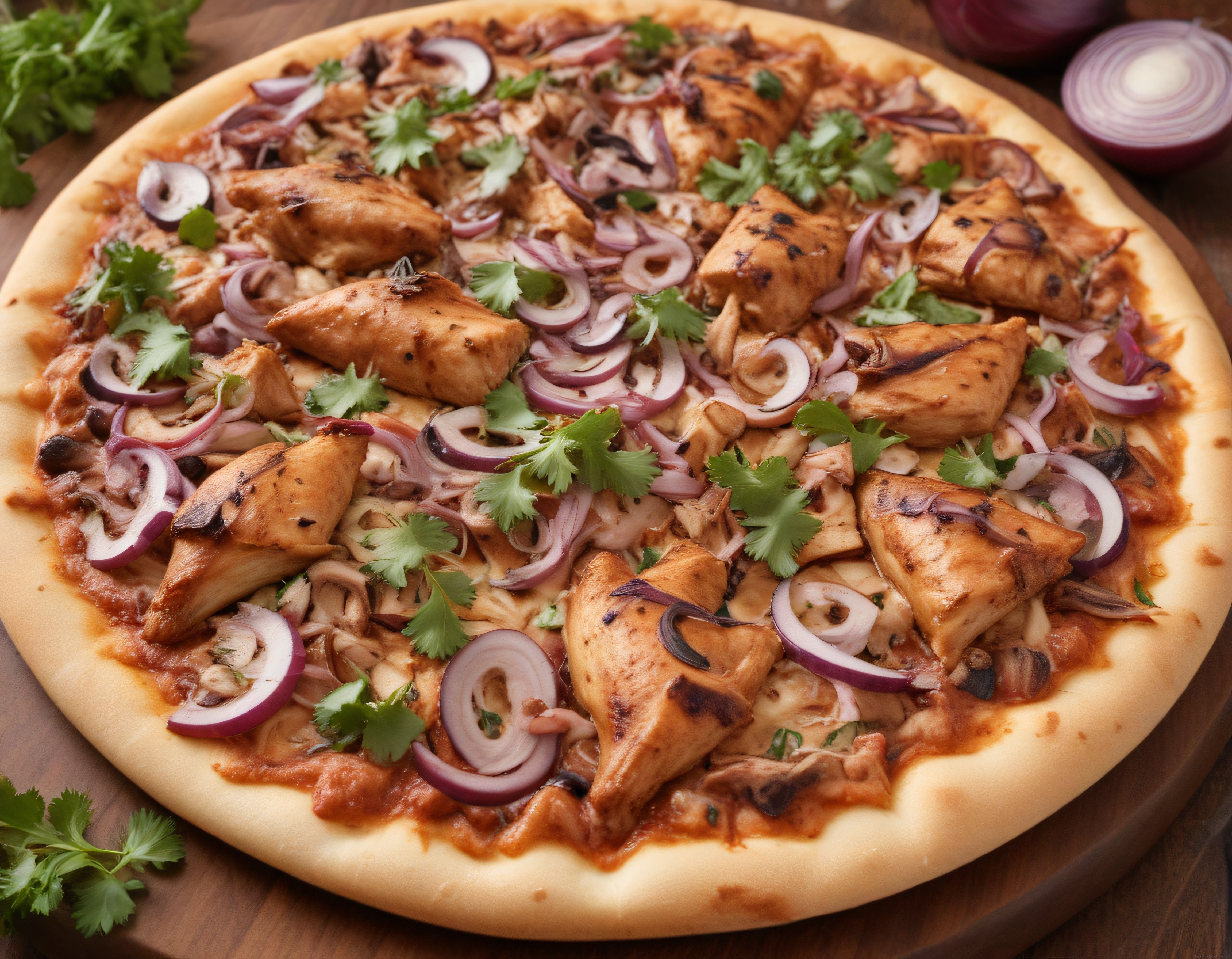 Kırmızı Soğanlı Izgara Tavuklu Pizza Tarifi ve Sunum Önerileri