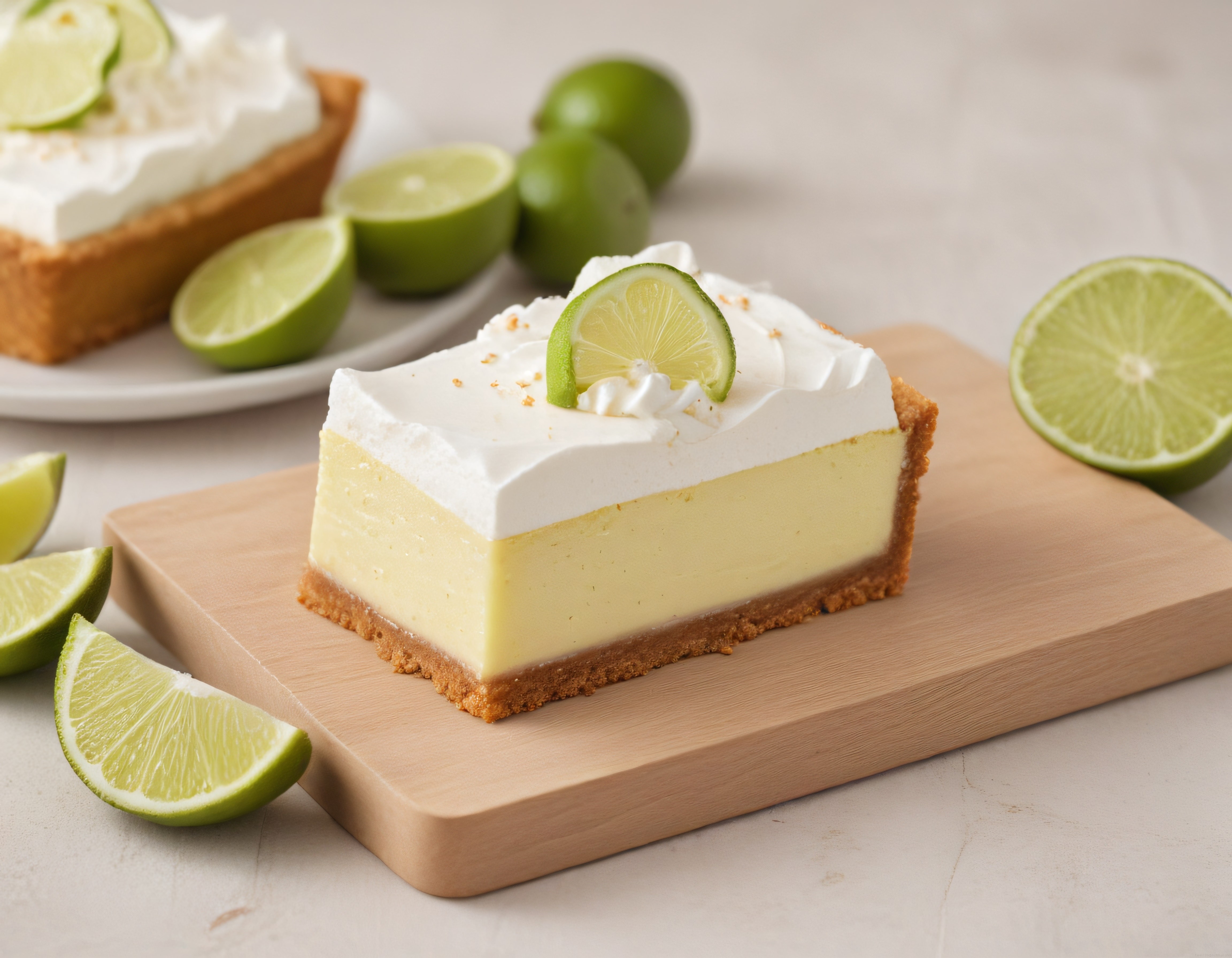 Kıtır Tabanlı Limonlu Tart Dilimi: Ev Yapımı Krema Ve Taze Limon Süslemesi