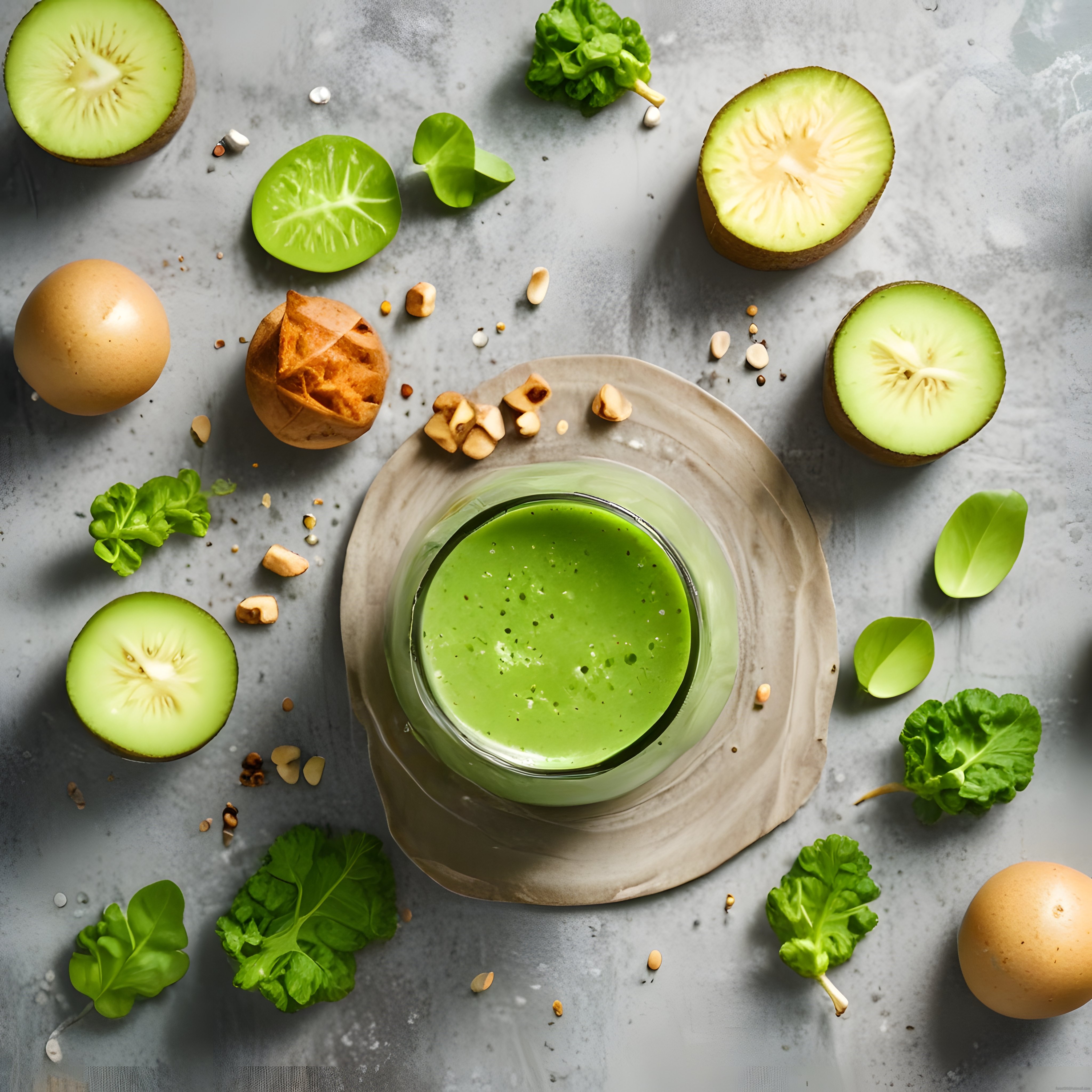 Kivili Yeşil Smoothie: Sağlıklı Beslenme ve Detoks İçin Vitamin Dolu Tarif