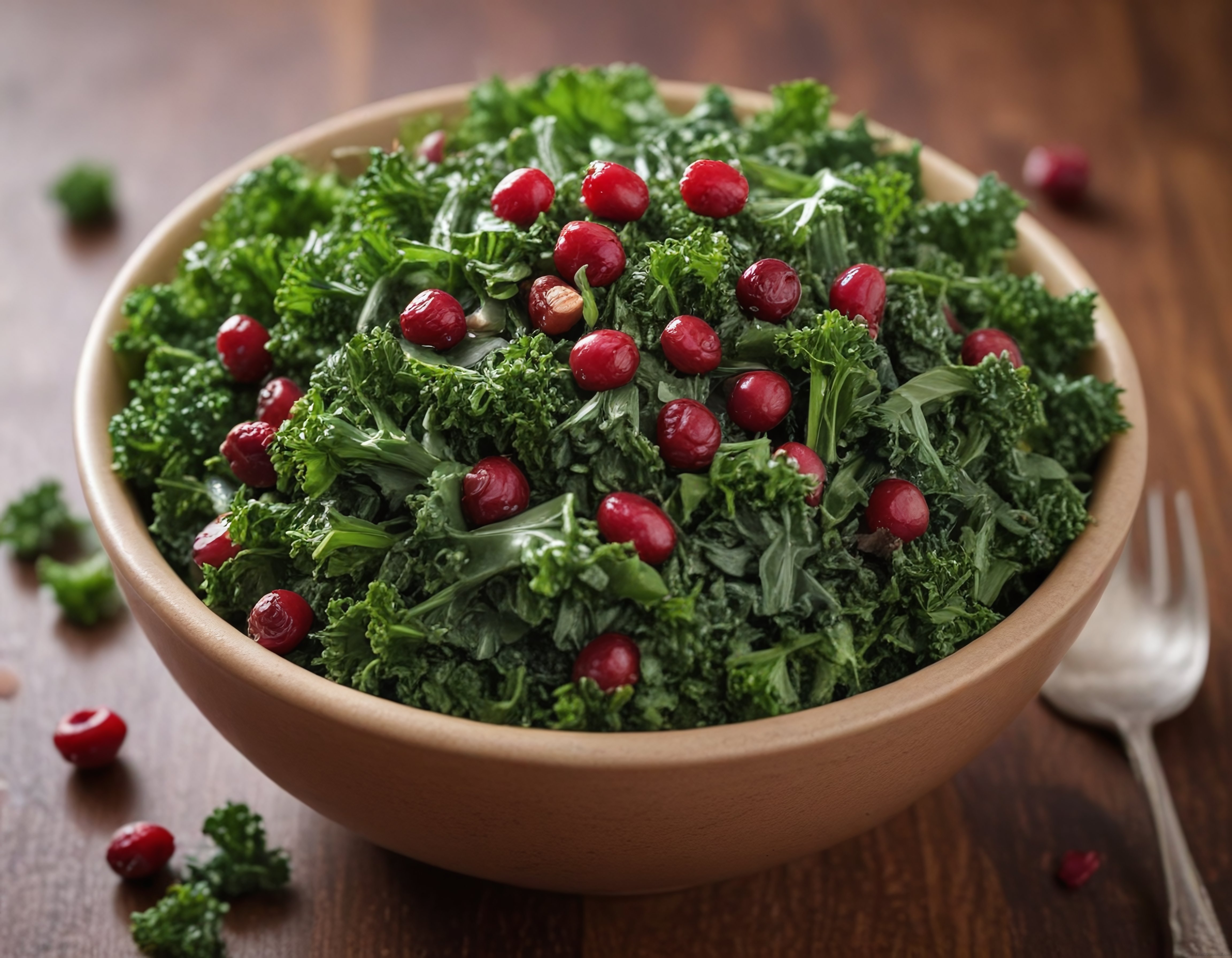 Kıvırcık Lahana ve Nar Taneli Nefis Ev Yapımı Sağlıklı Salata Tarifi