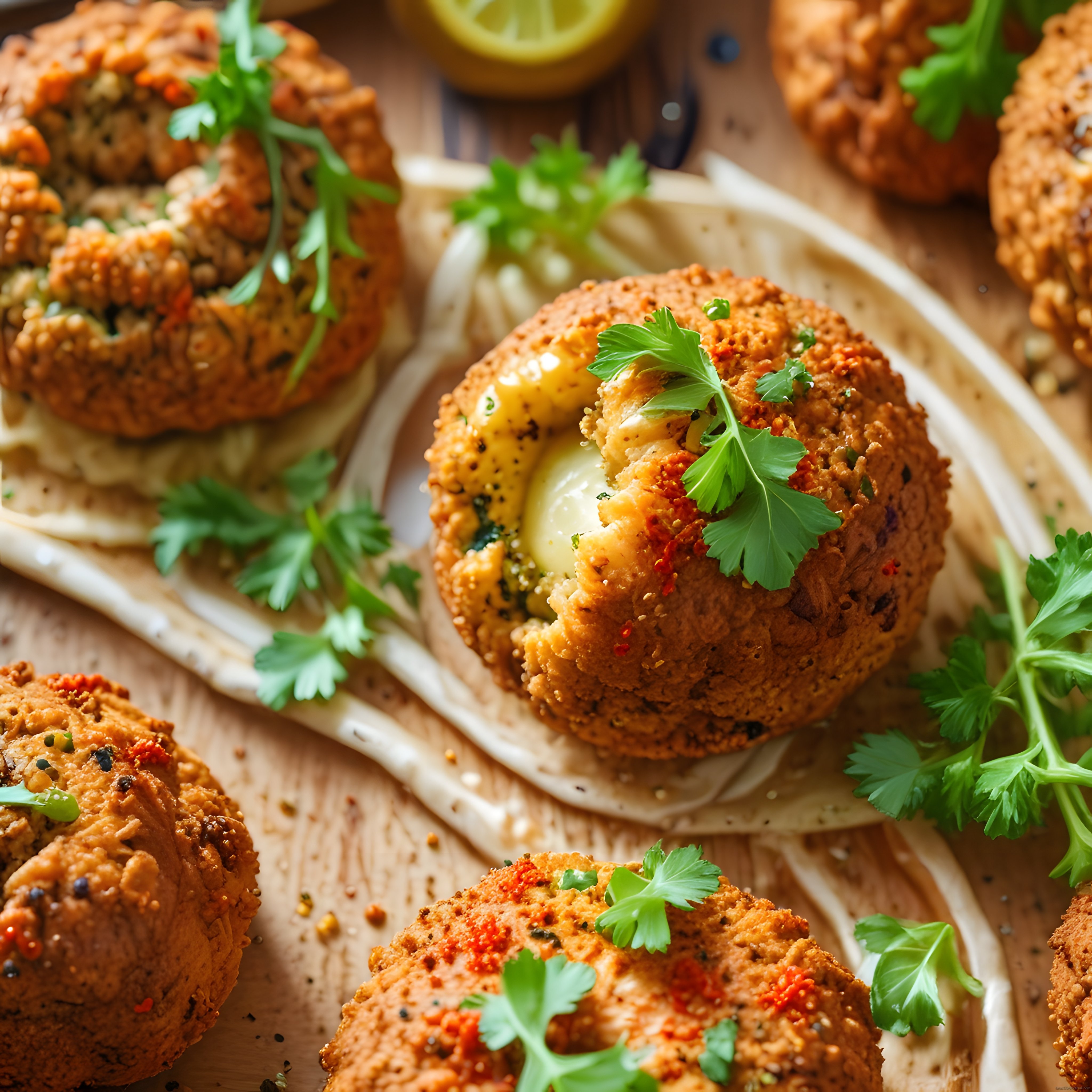 Kızarmış Baharatlı Lezzet Topları: İçi Yumurtalı Çıtır Kaplamalı Nefis Atıştırmalık