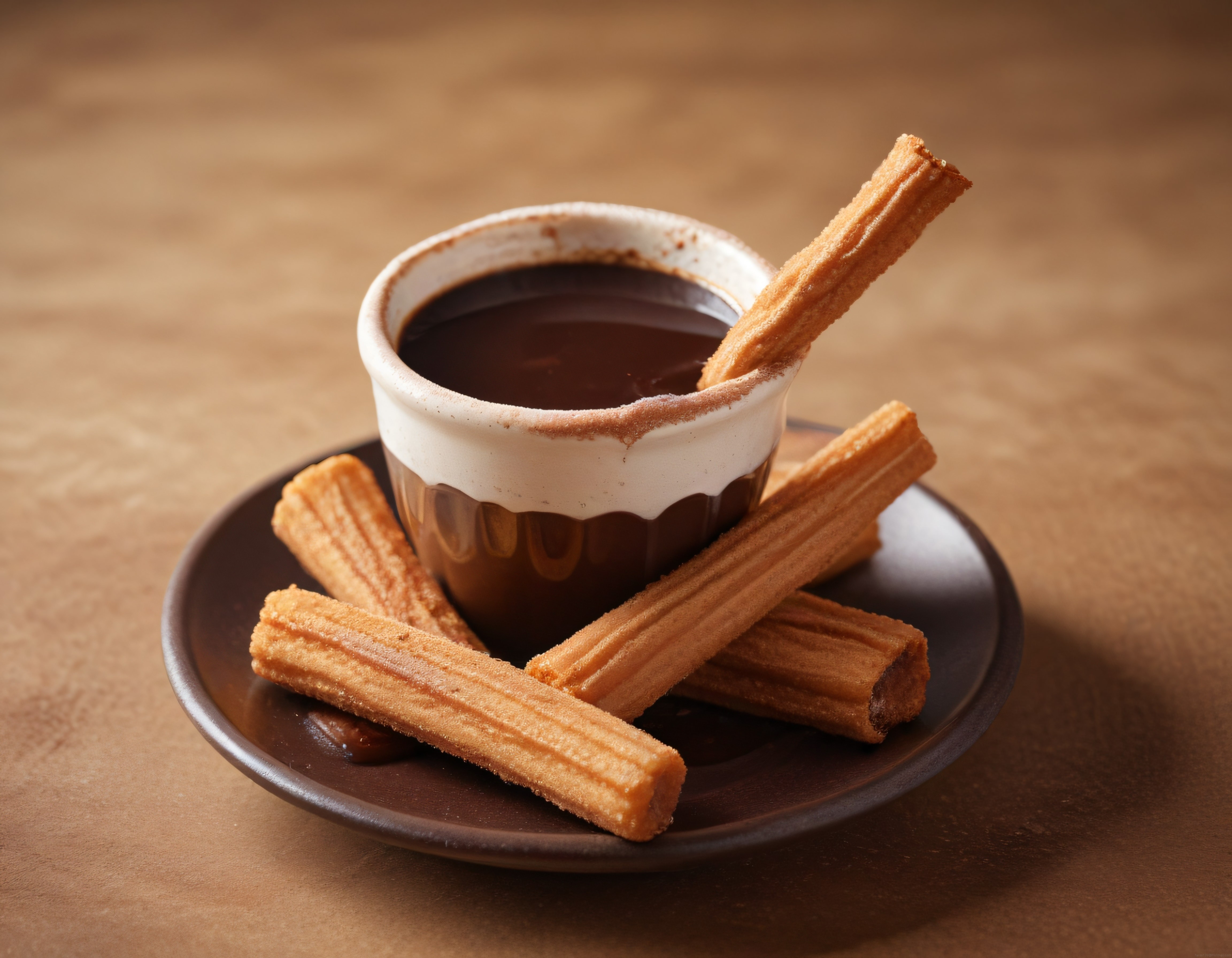 Kızarmış Churros ve Sıcak Çikolata Sosu ile Eşsiz Tatlı Keyfi