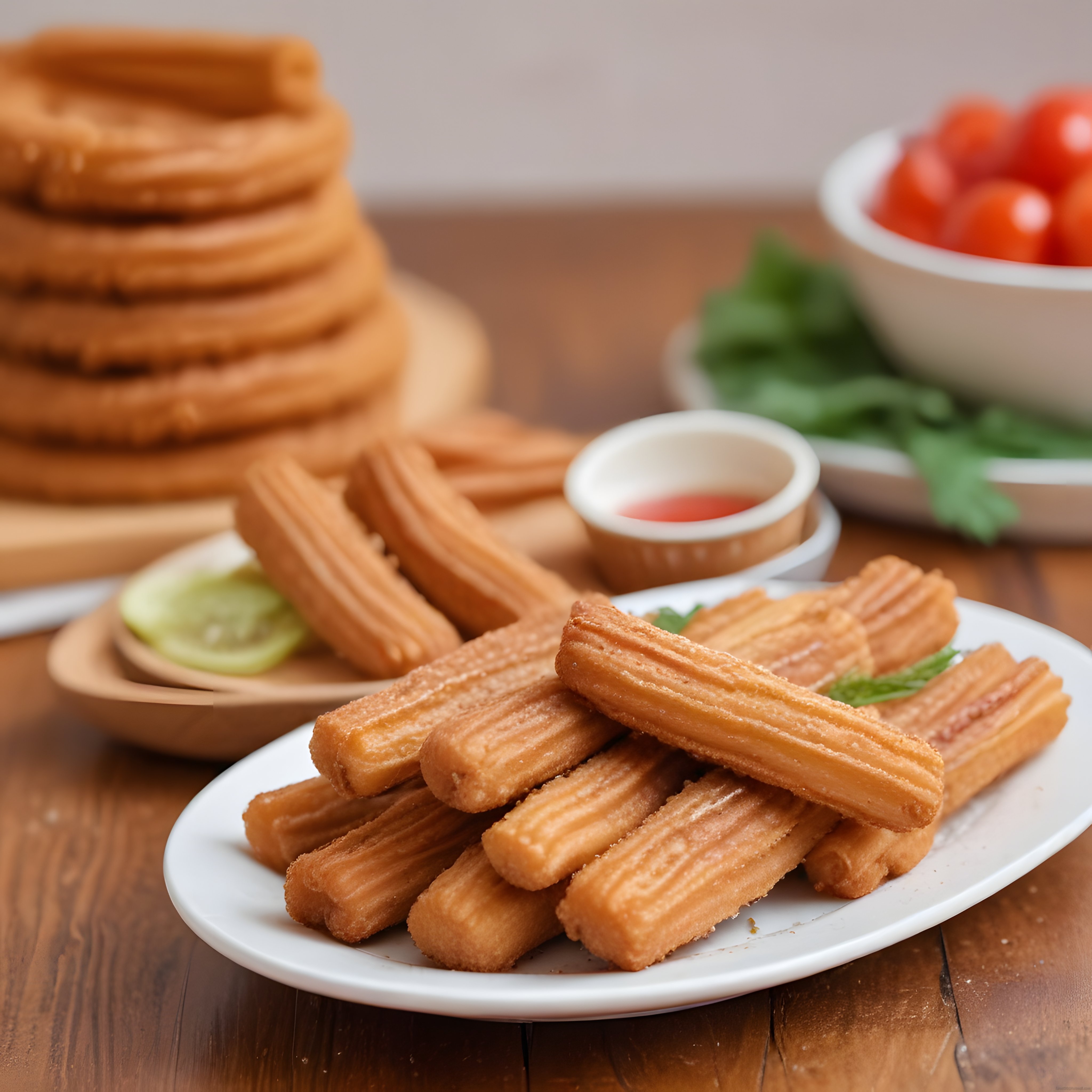 Kızarmış Çıtır Churros Tatlısı: Soslarıyla Birlikte Nefis Sunum Fikirleri