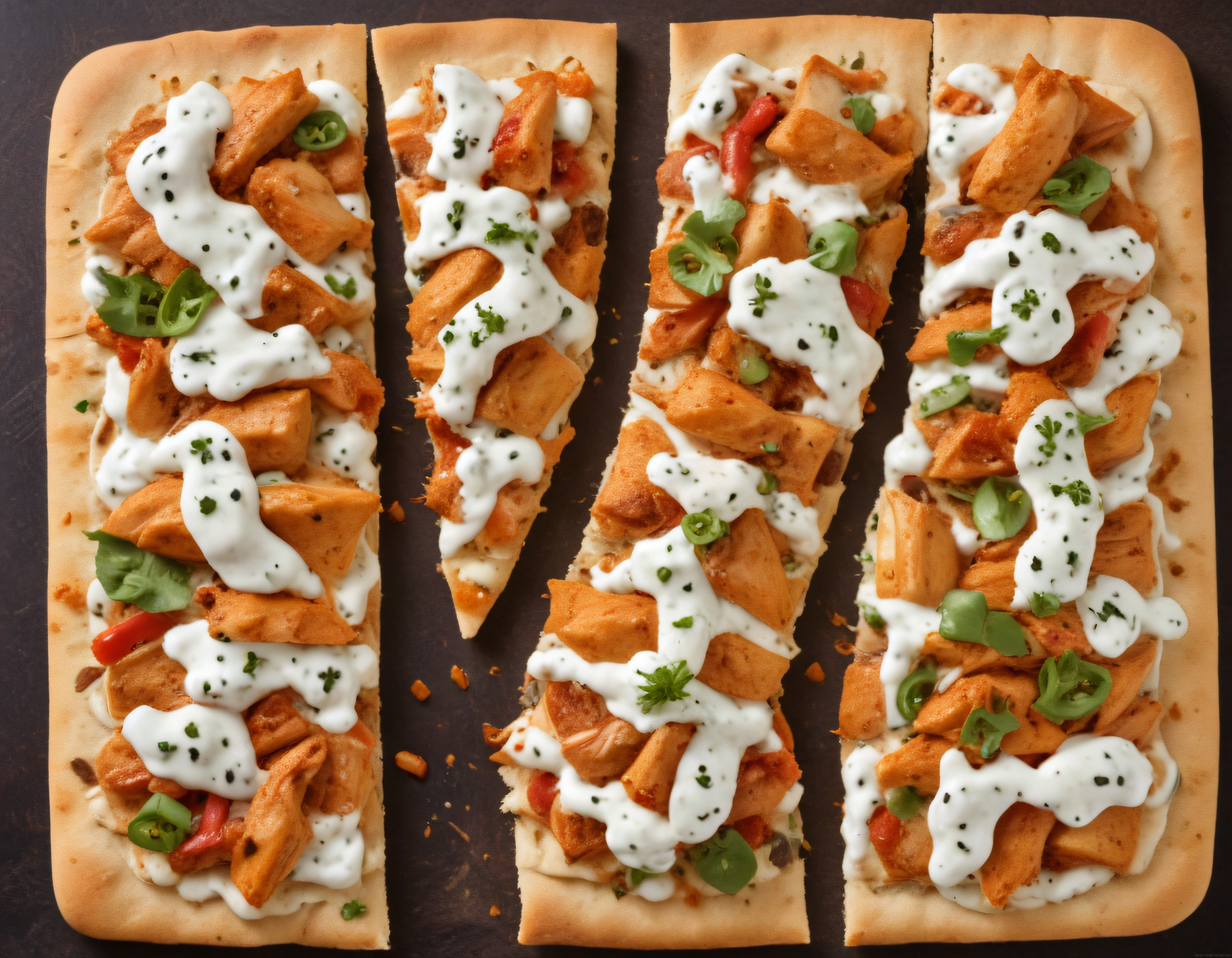 Kızarmış Patates ve Yoğurt Soslu Karışık Pizza: Pratik Akşam Yemeği Fikri
