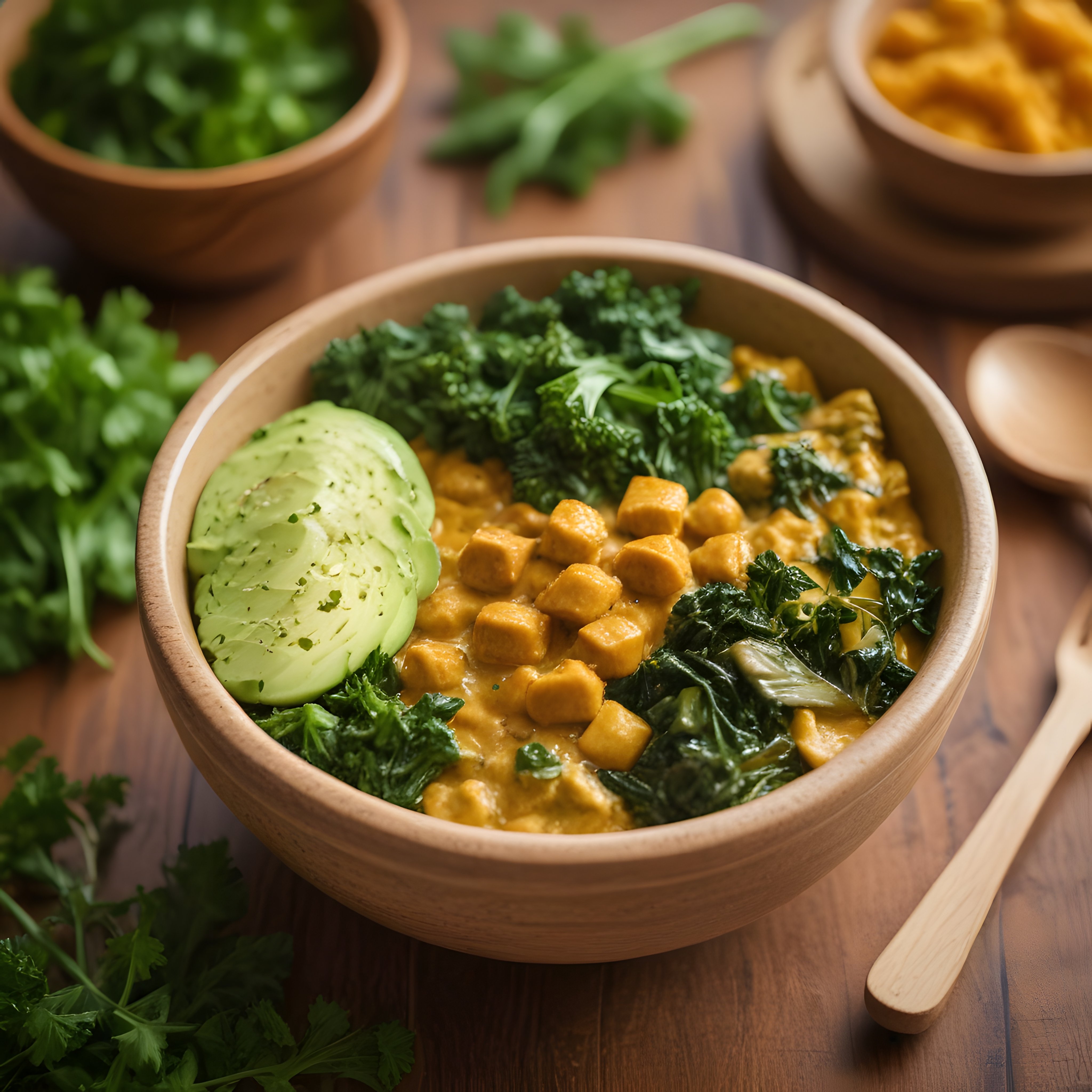 Körili Nohutlu Vegan Bowl: Avokado ve Ispanaklı Sağlıklı Yemek Tarifi
