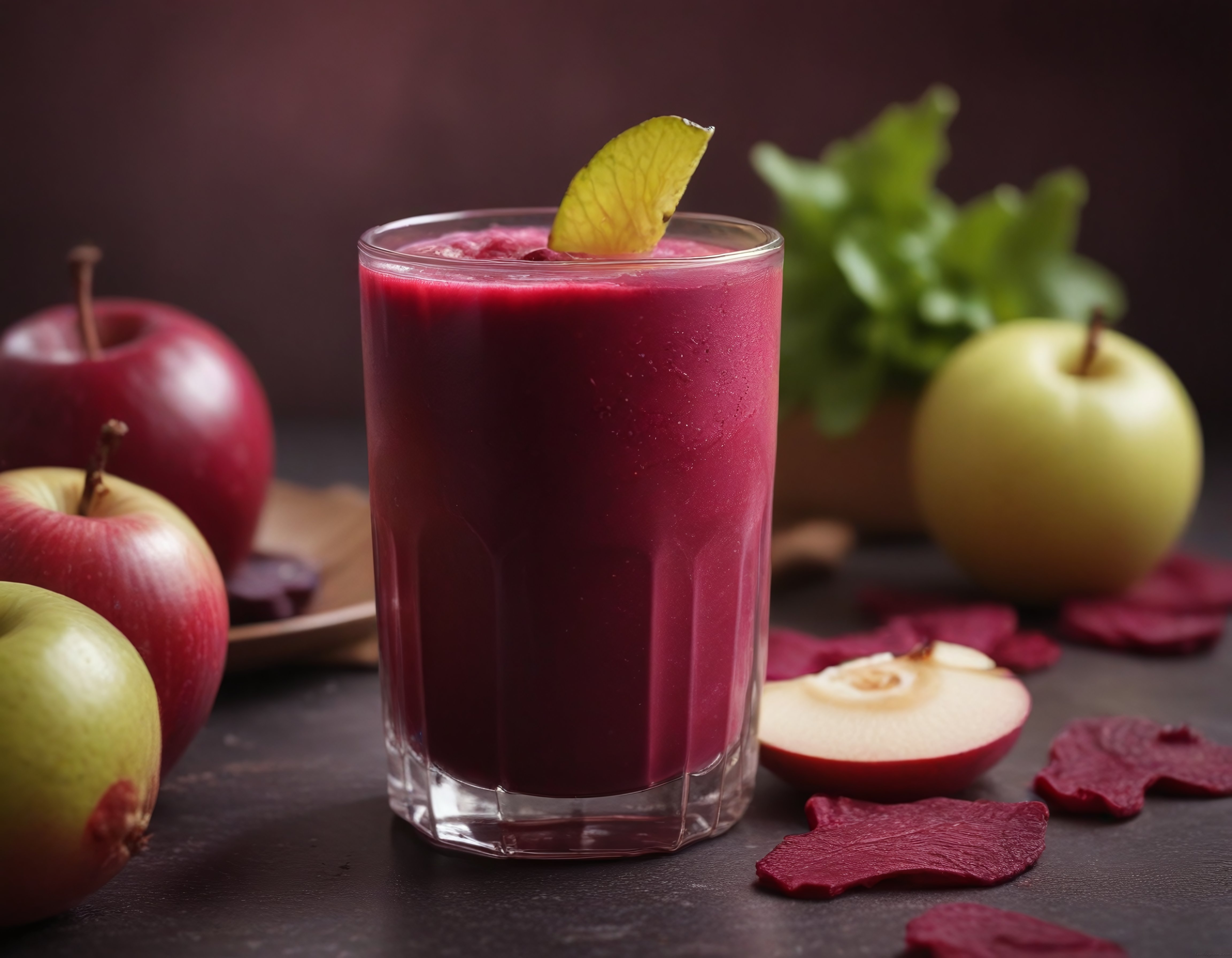 Koyu Arka Planda Taze Meyveli Enerji Veren Sağlıklı Smoothie Kadehi