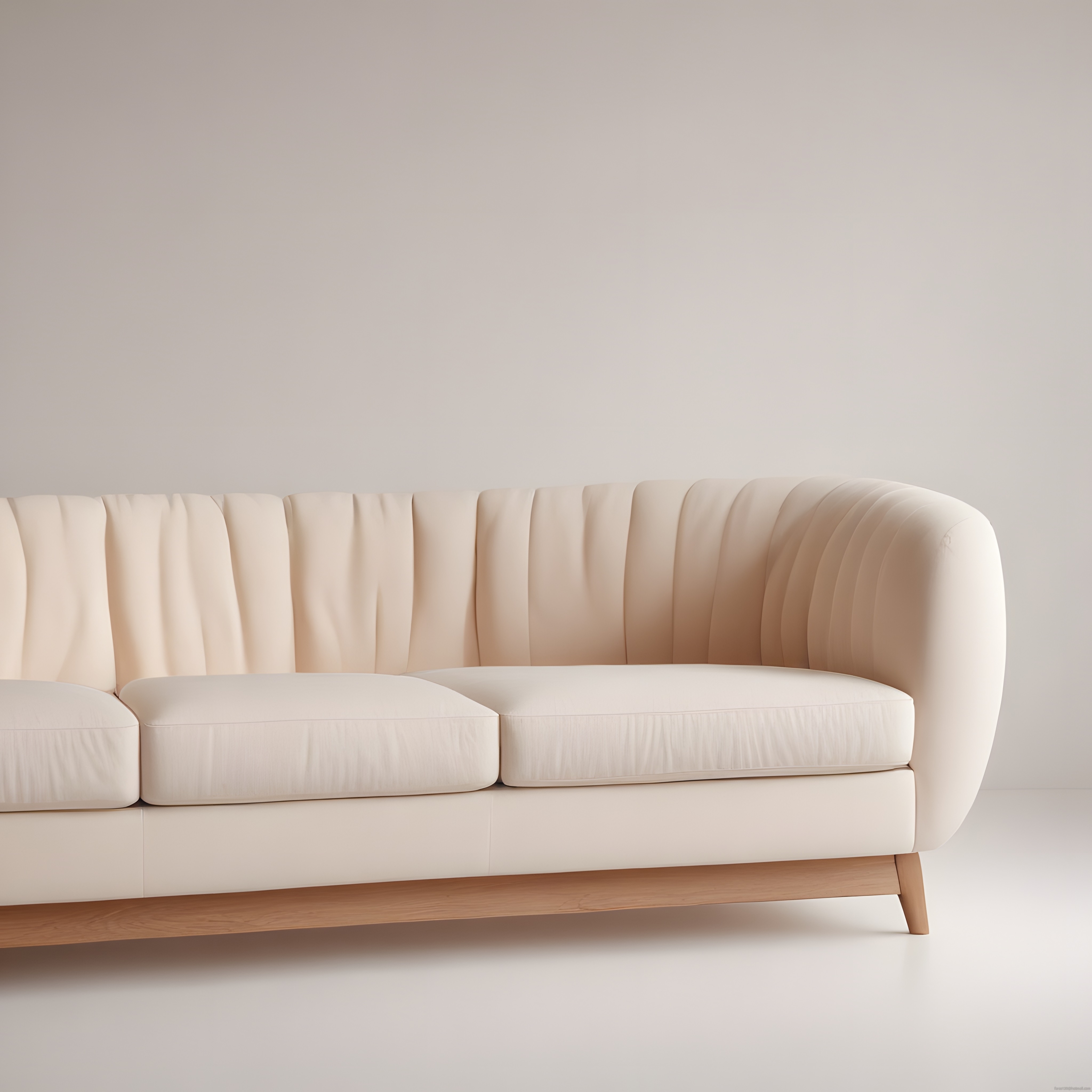 Krem Kapitoneli Kanepe: Modern ve Minimalist Yaşam Alanları İçin Şık Seçim