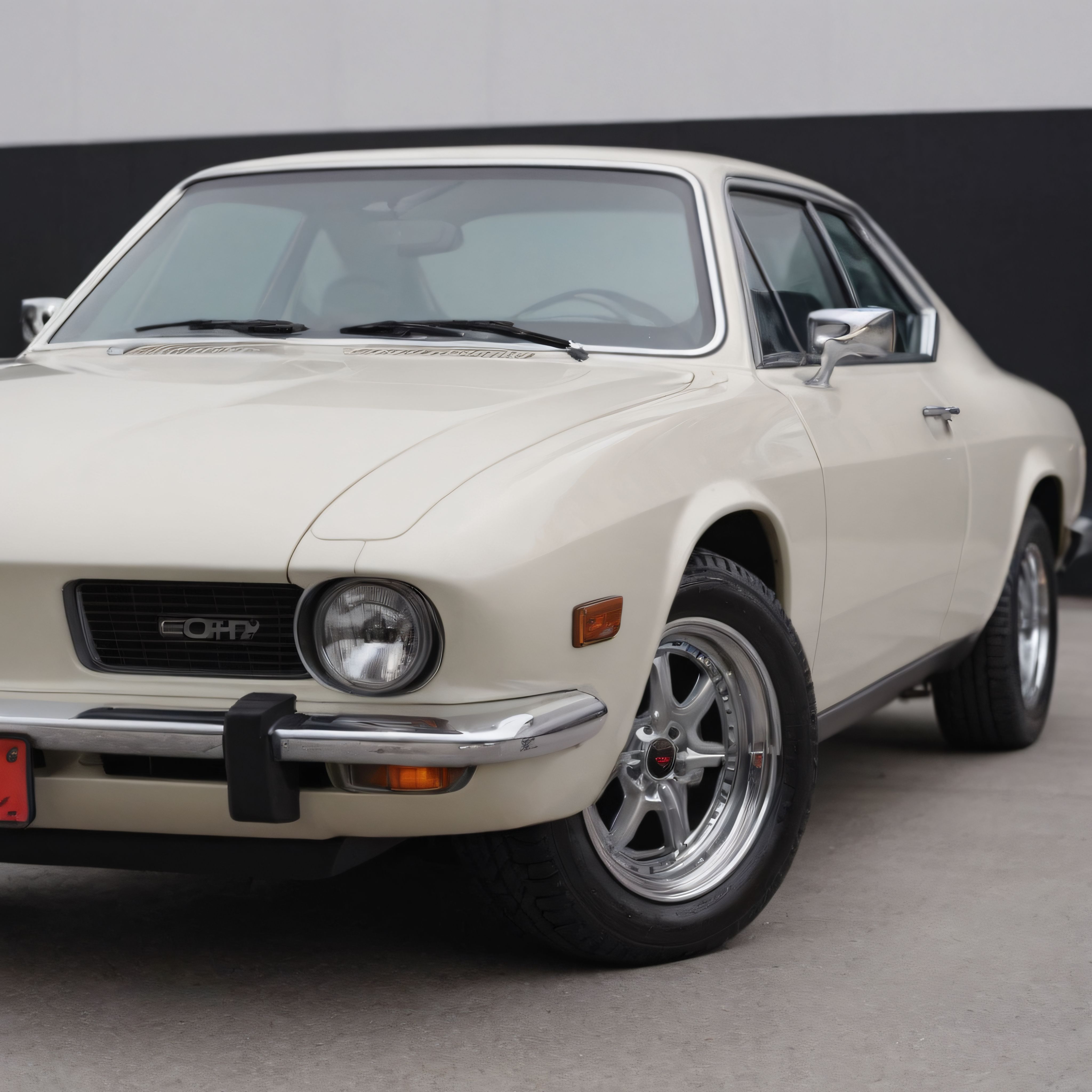 Krem Rengi Klasik Colt Coupe: 1970'lerin Zarif Tasarımı ve Orijinal Detayları