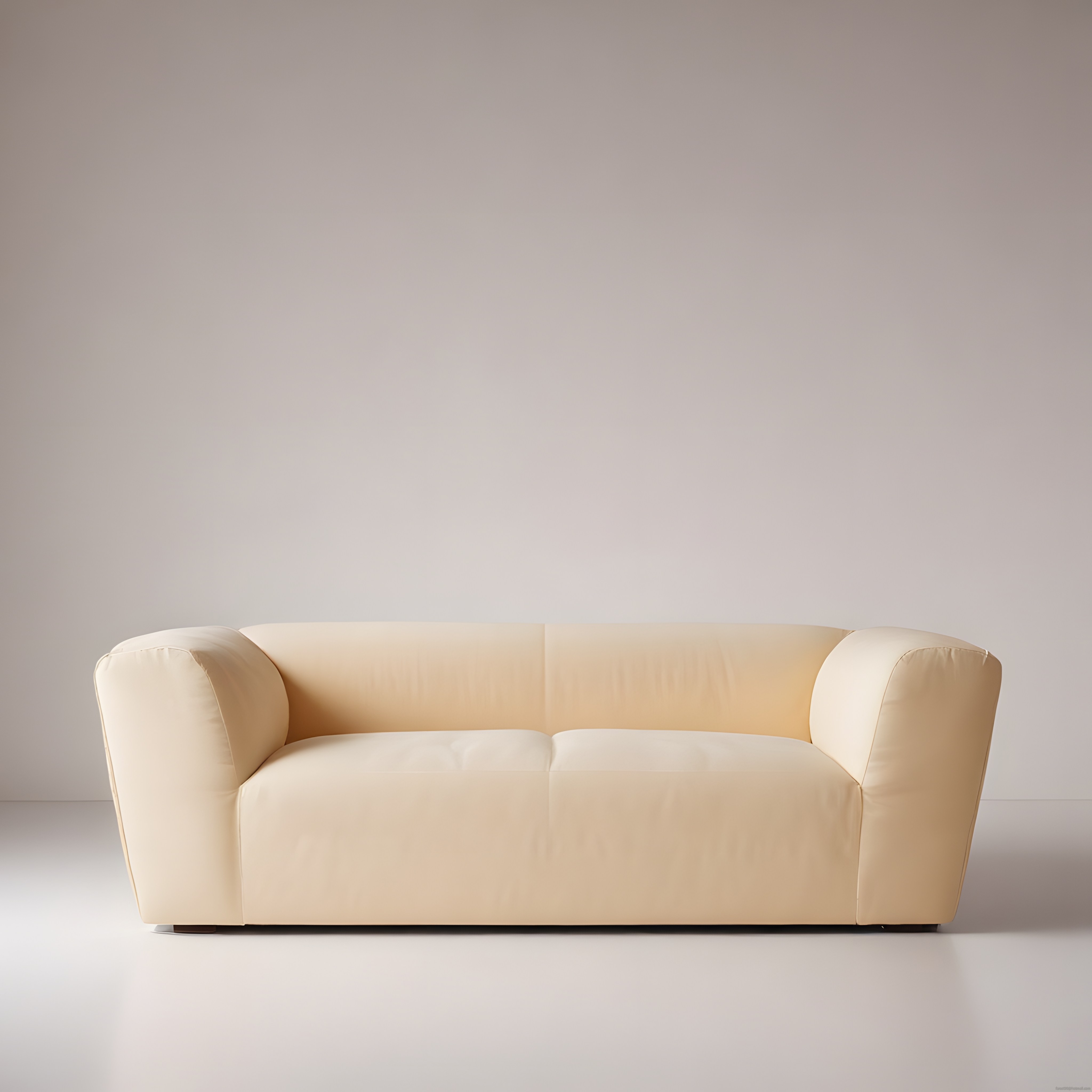 Krem Rengi Modern İkili Kanepe: Minimalist Ev Dekorasyonunda Sade Şıklık