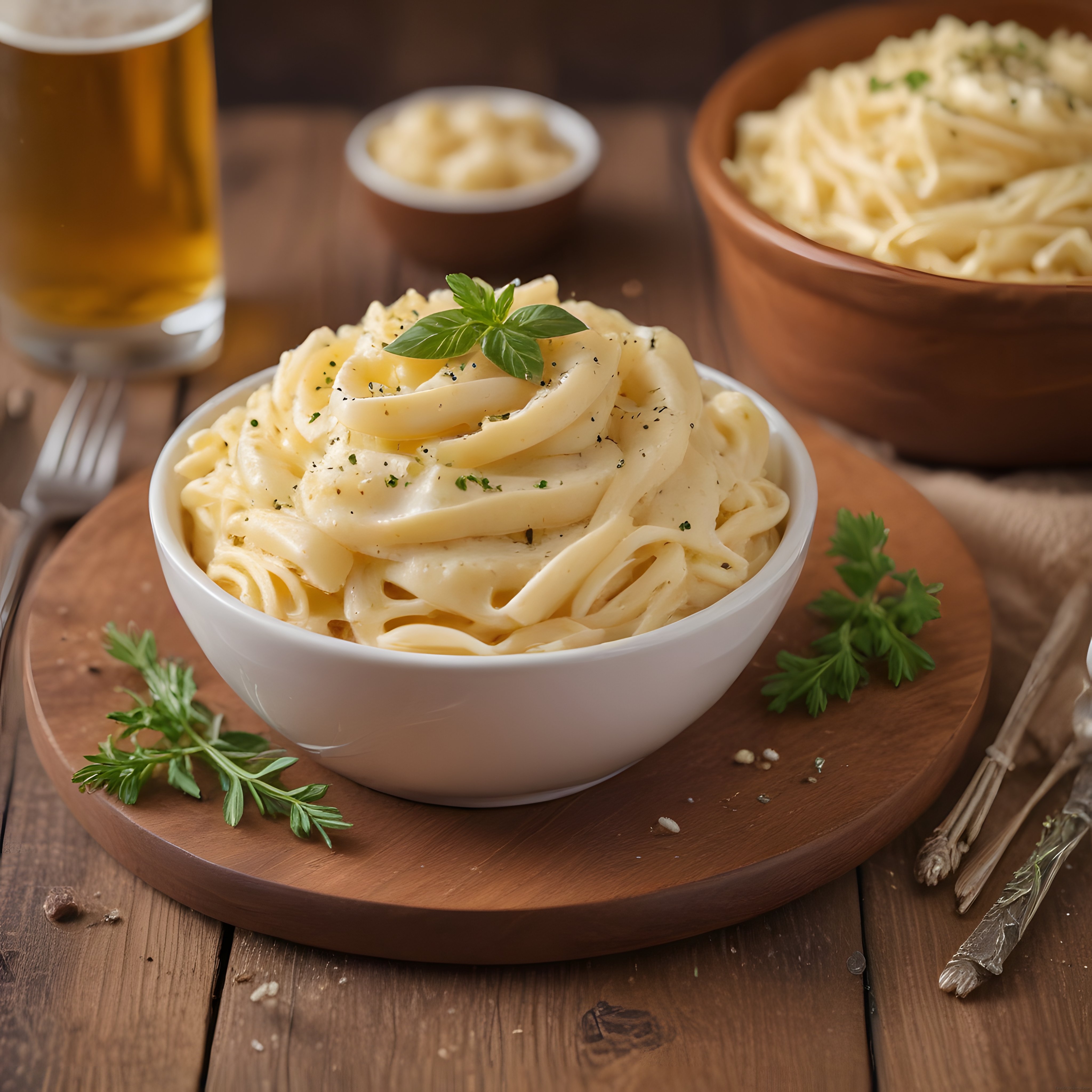 Kremalı Fettucini Alfredo Tarifi: Ev Yapımı İtalyan Makarna Lezzeti