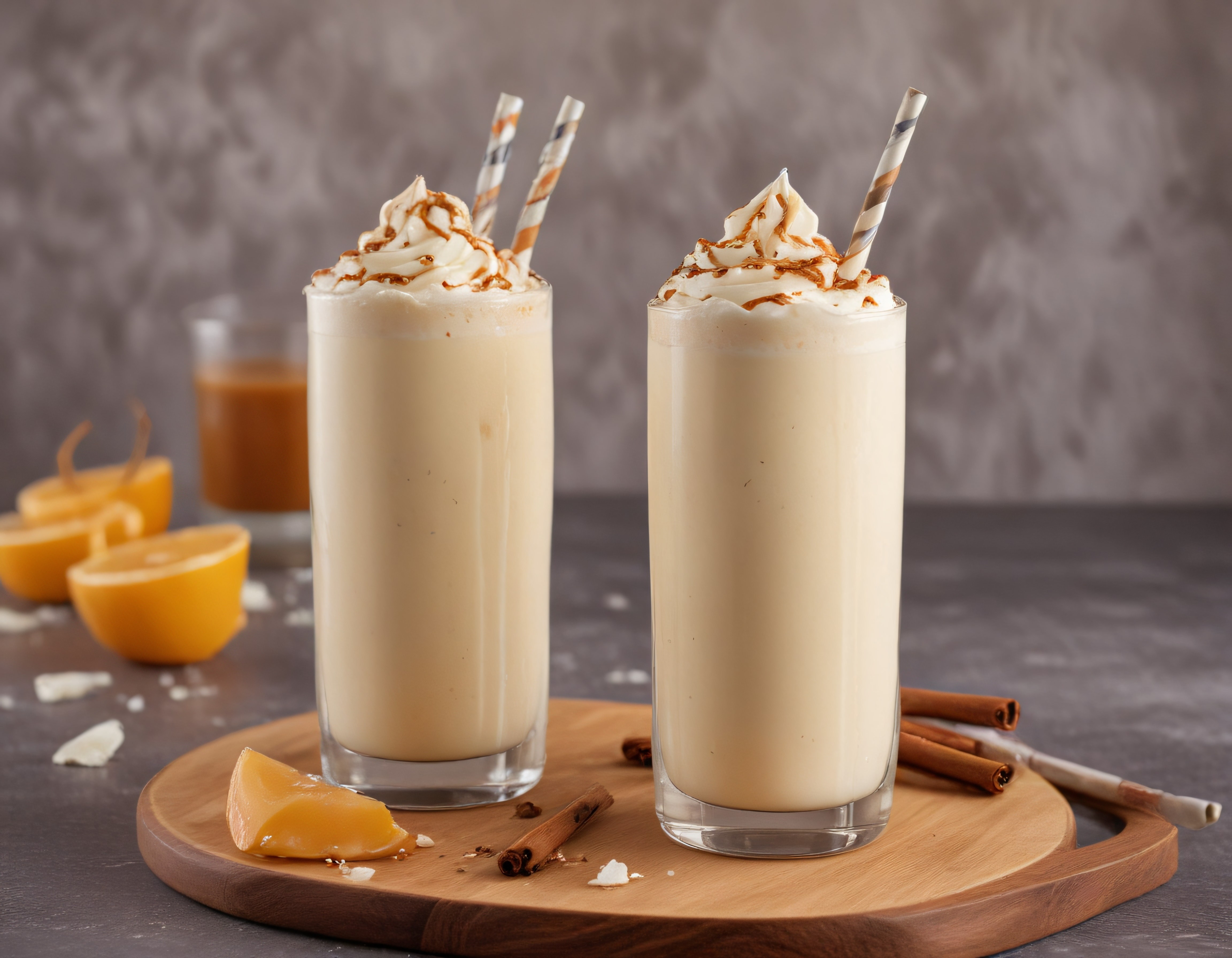 Kremalı Karamel Soslu Portakallı Milkshake Tarifi ve Sunum Fikirleri