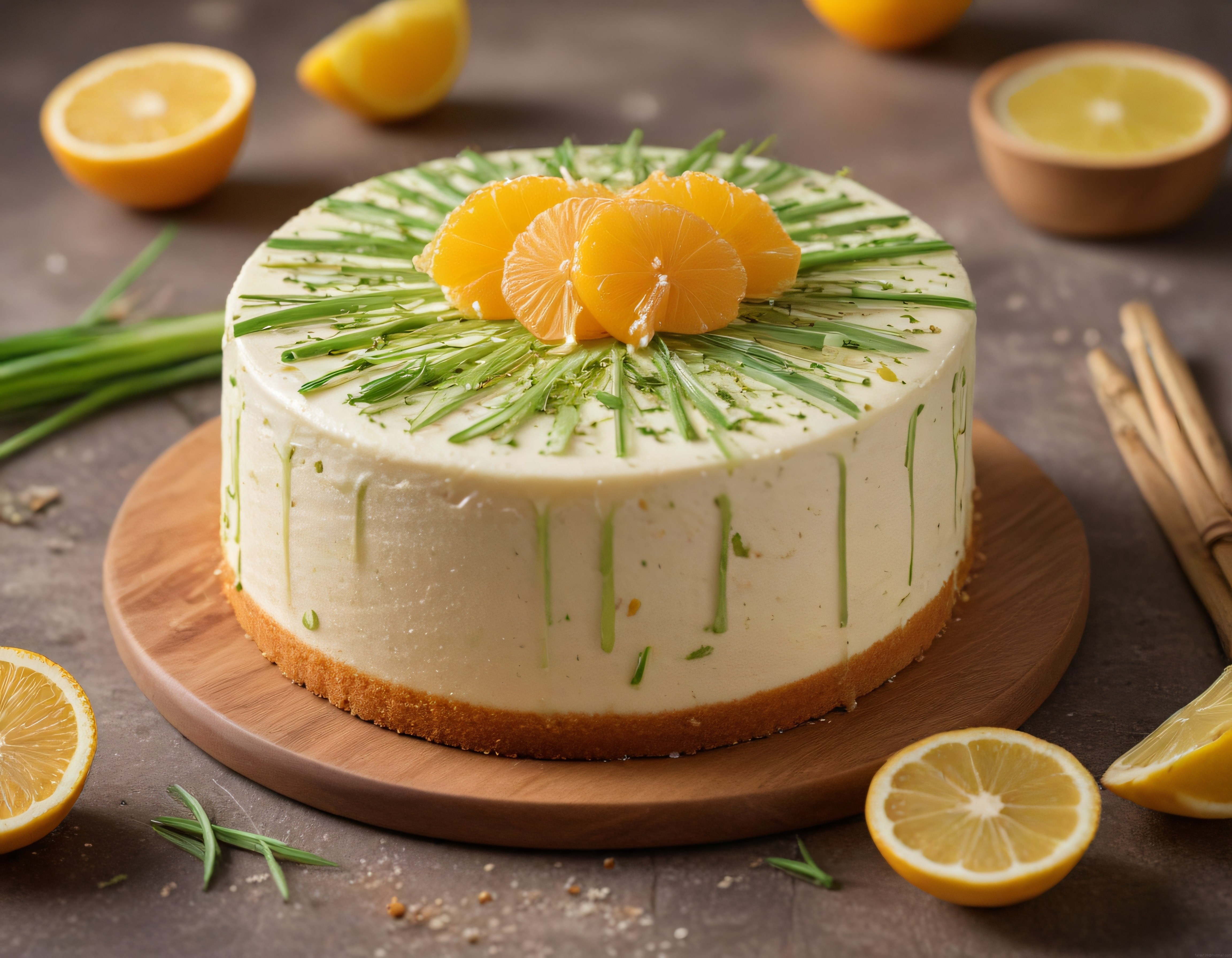 Kremalı Limonlu Cheesecake Tarifi ve Rustik Sunum İle Pastacılık İlhamı