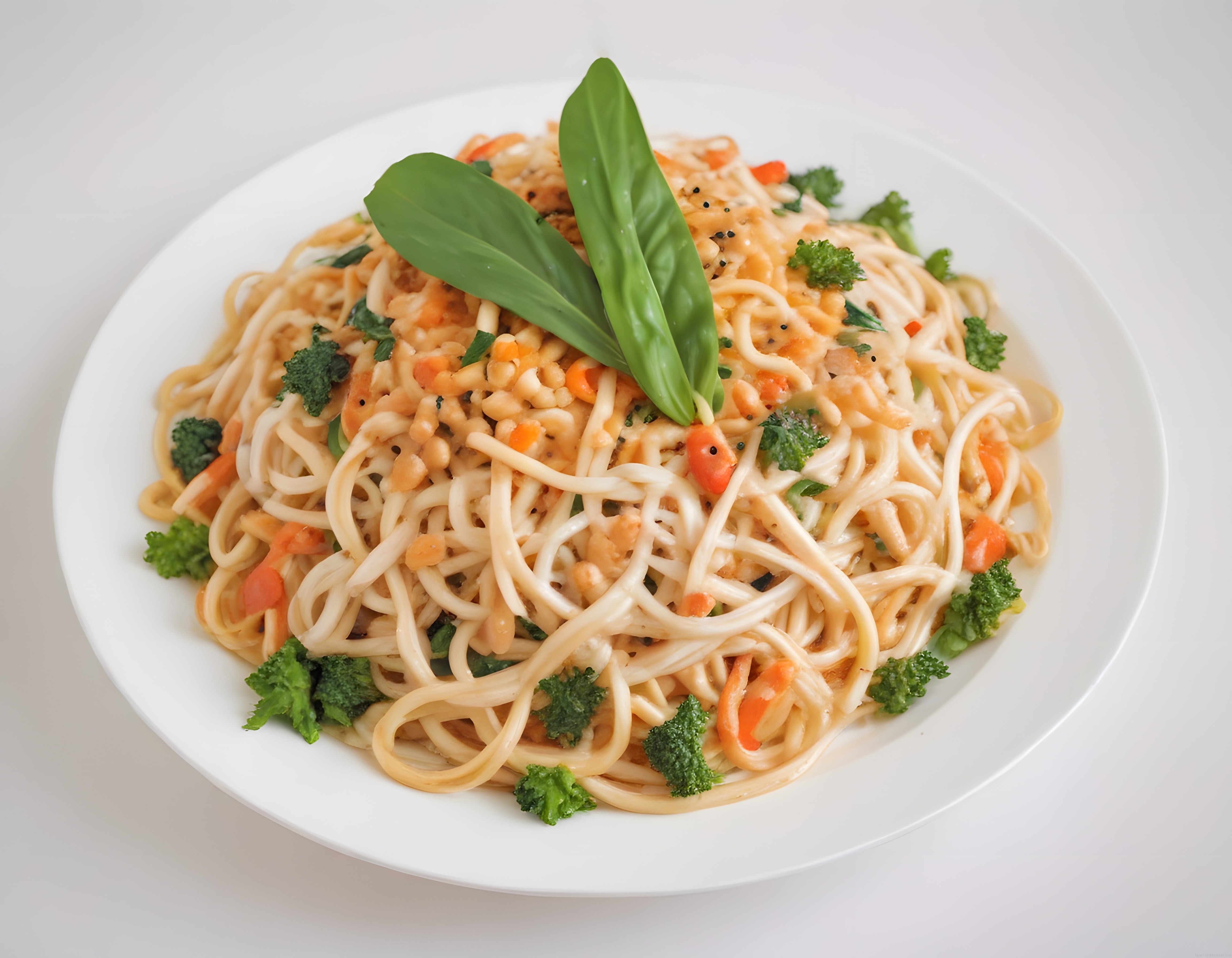 Kremalı Sebzeli Spagetti: Fesleğenli ve Sağlıklı Bir Makarna Tabağı