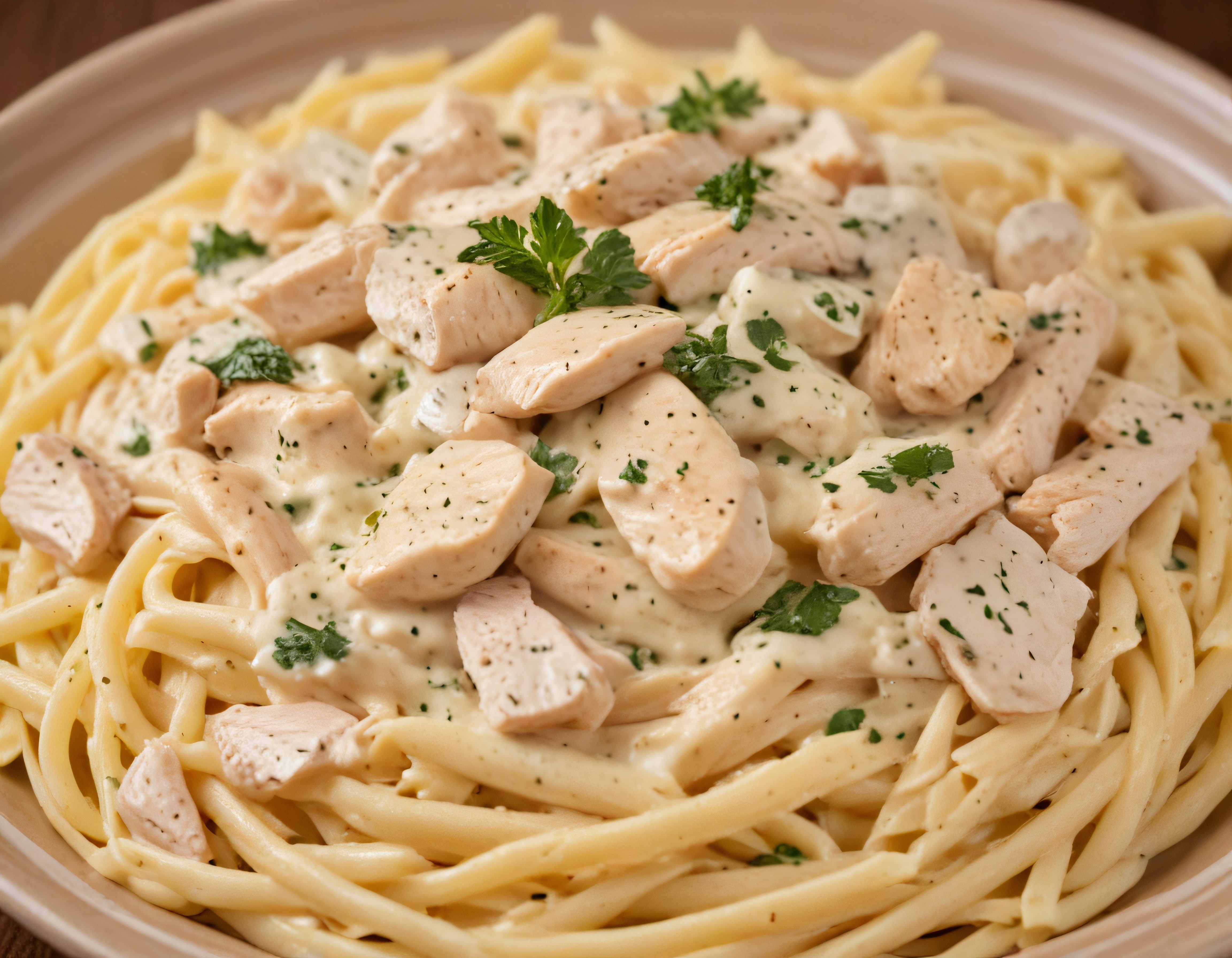 Kremalı Tavuklu Fettuccine: Evde Pratik Alfredo Soslu Akşam Yemeği