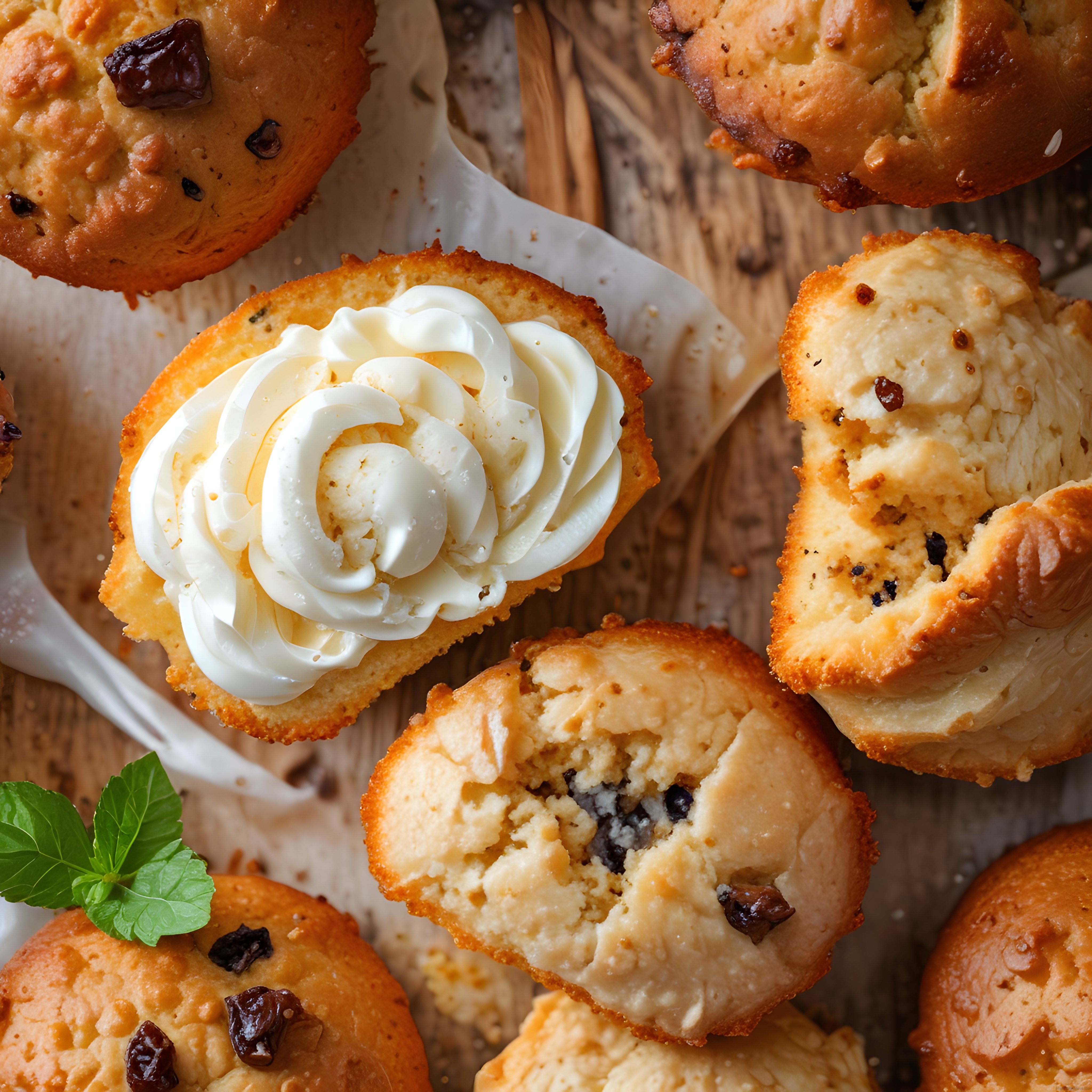 Kremalı ve Üzümlü Taptaze Muffinler: Ev Yapımı Lezzet Şöleni Kremalı ve Üzümlü Taptaze Muffinler: Ev Yapımı Lezzet Şöleni