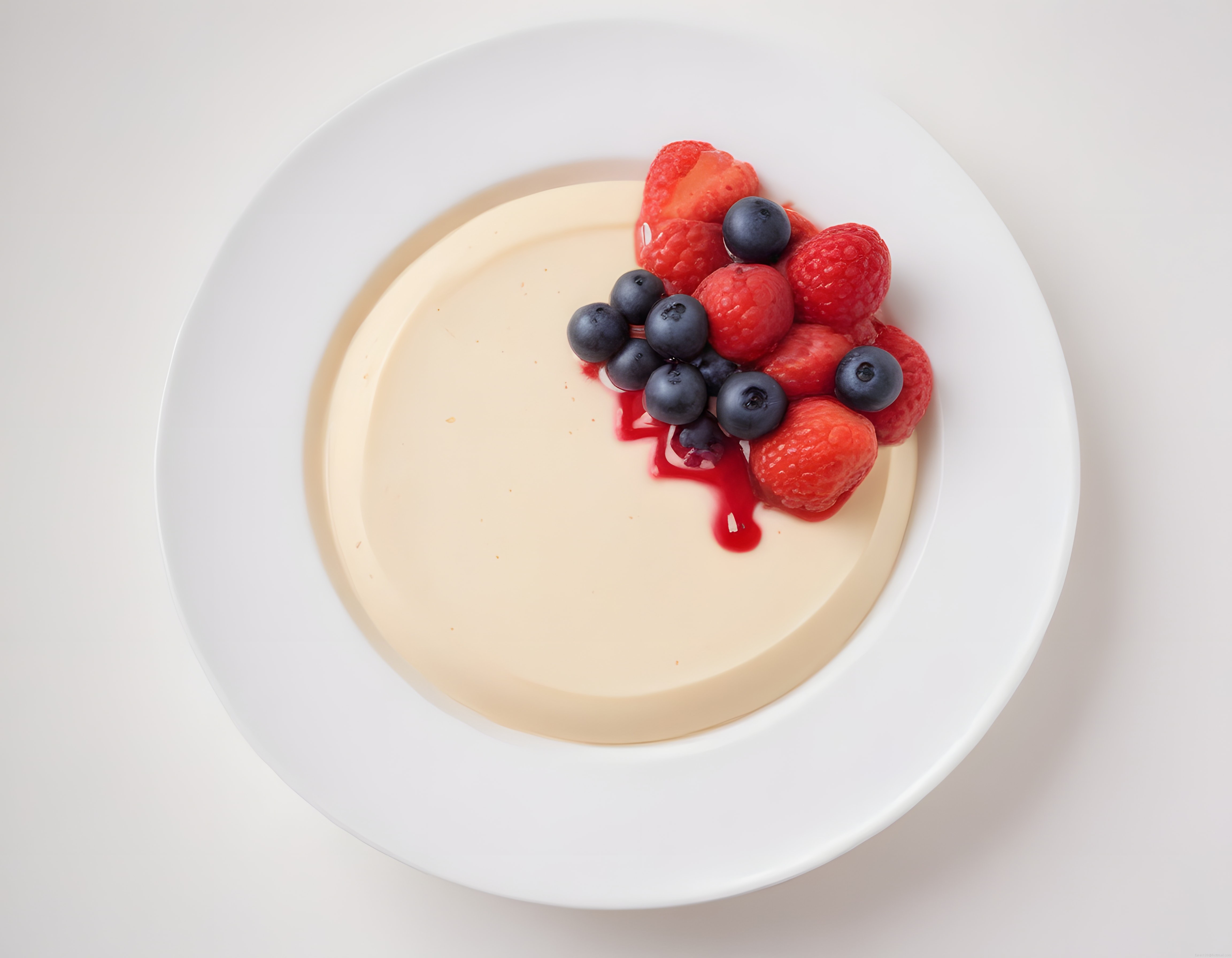 Kremamsı Panna Cotta: Taze Orman Meyveleri ve Çilek Sosuyla Tatlı Keyfi