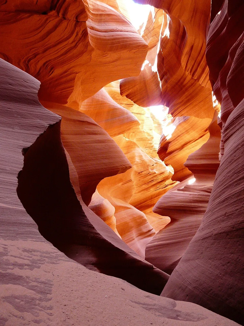 Kumtaşı kanyon geçidi manzarası - Arizona turistik doğa fotoğrafı