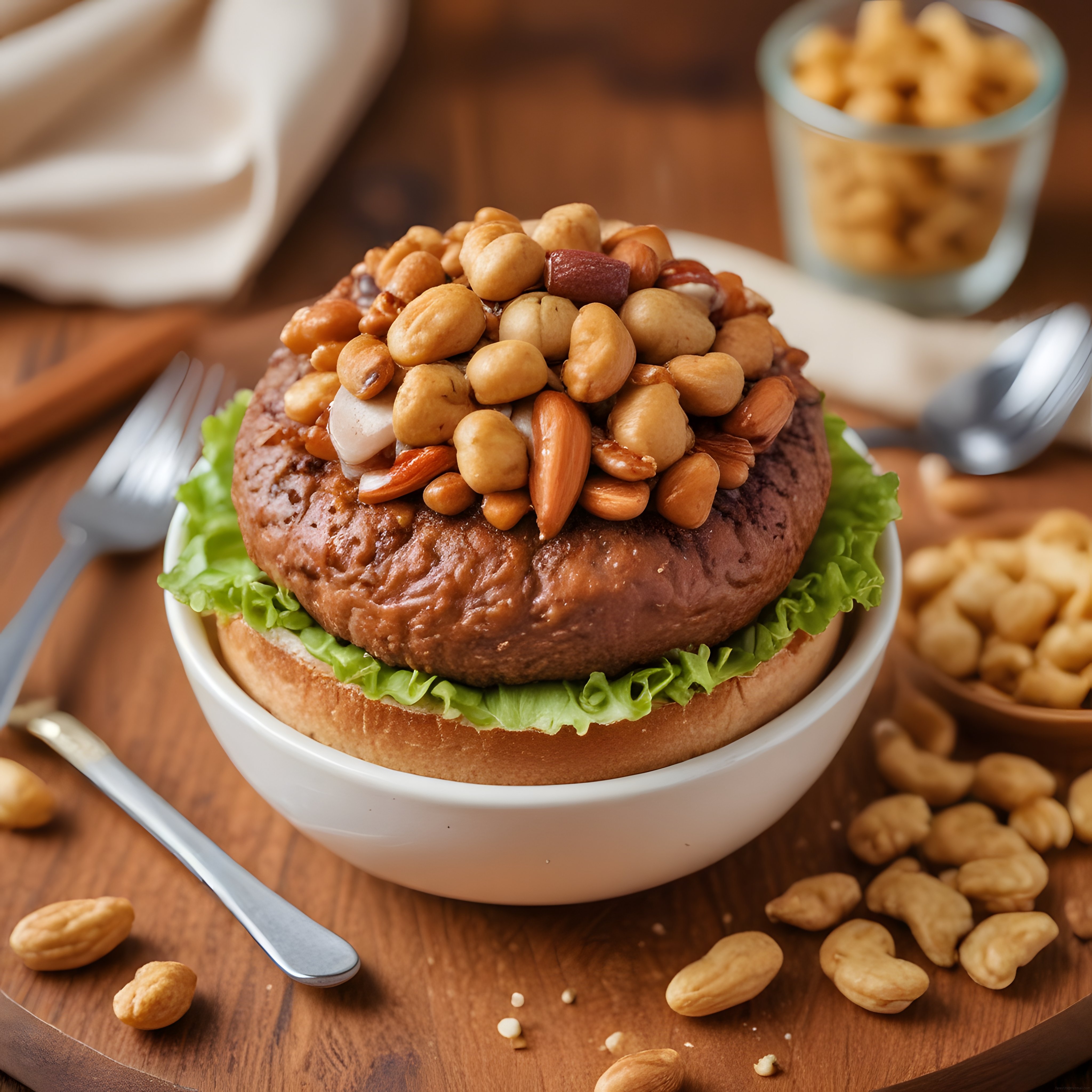 Kuruyemişli Hamburger: Badem Fındık ve Kajulu Yaratıcı Burger Tarifi