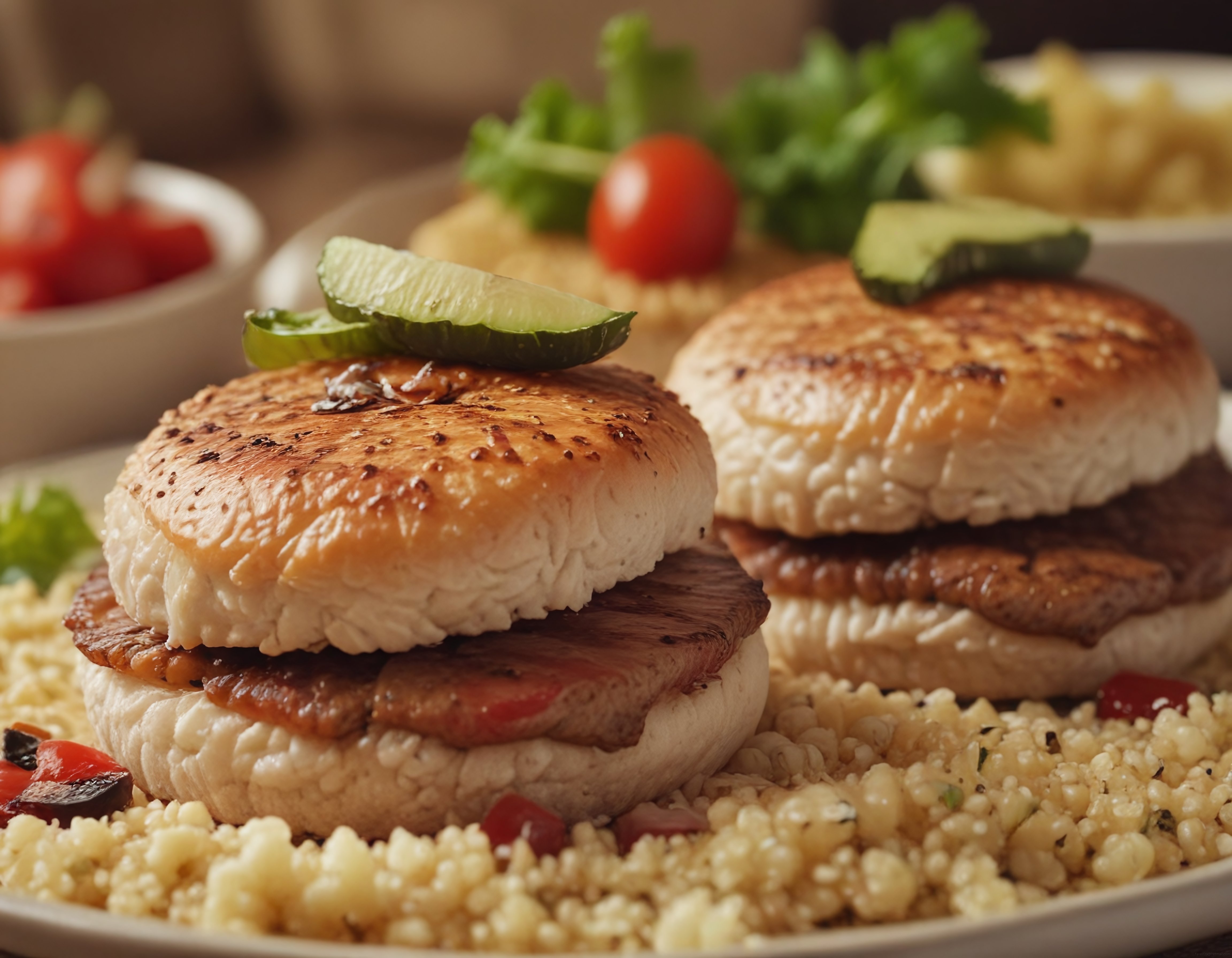 Kuskus ve Mini Burger Sunumu: Evde Kolayca Hazırlayabileceğiniz Öğün