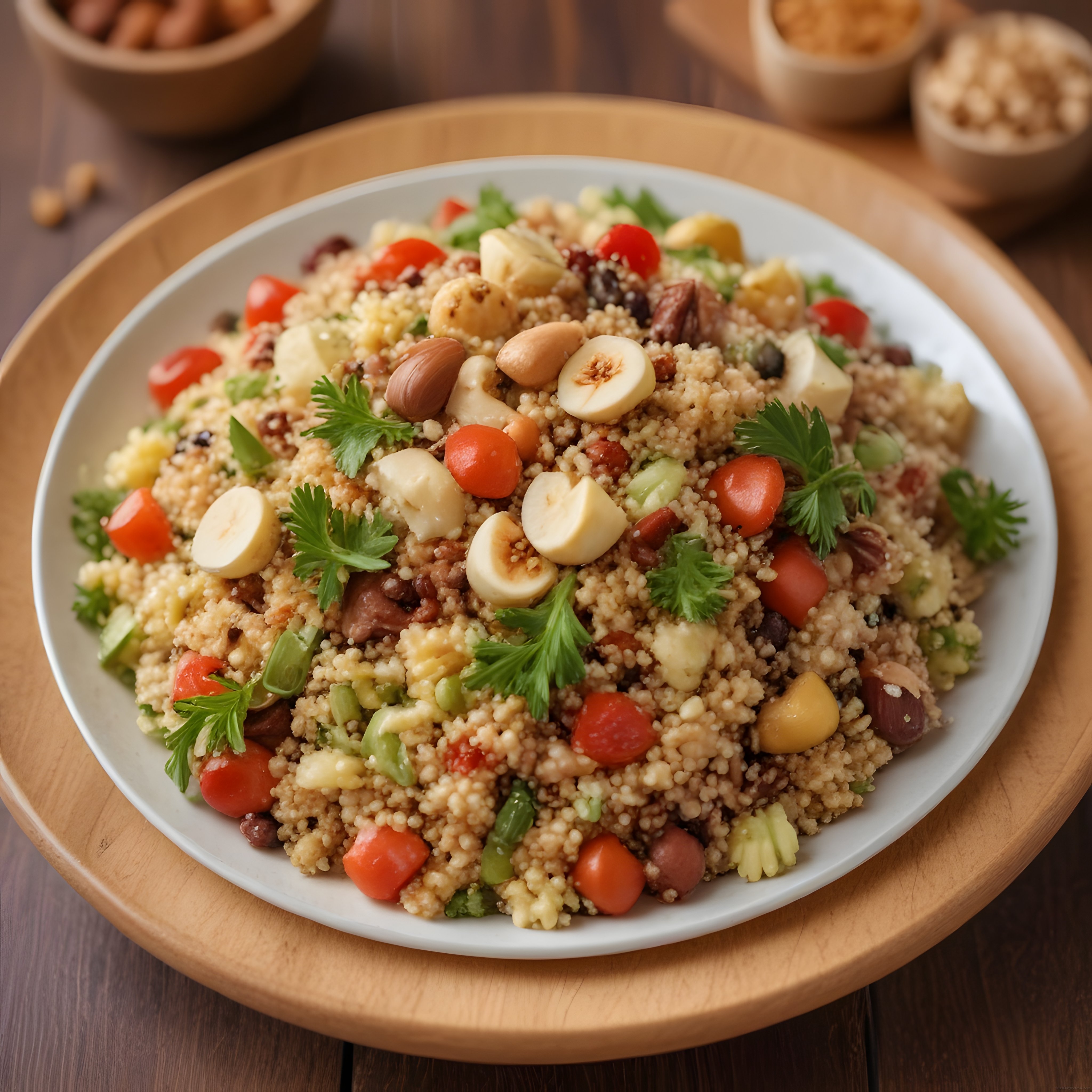 Kuskus ve Tropikal Meyveli Nefis Salata: Sağlıklı ve Besleyici Tarif