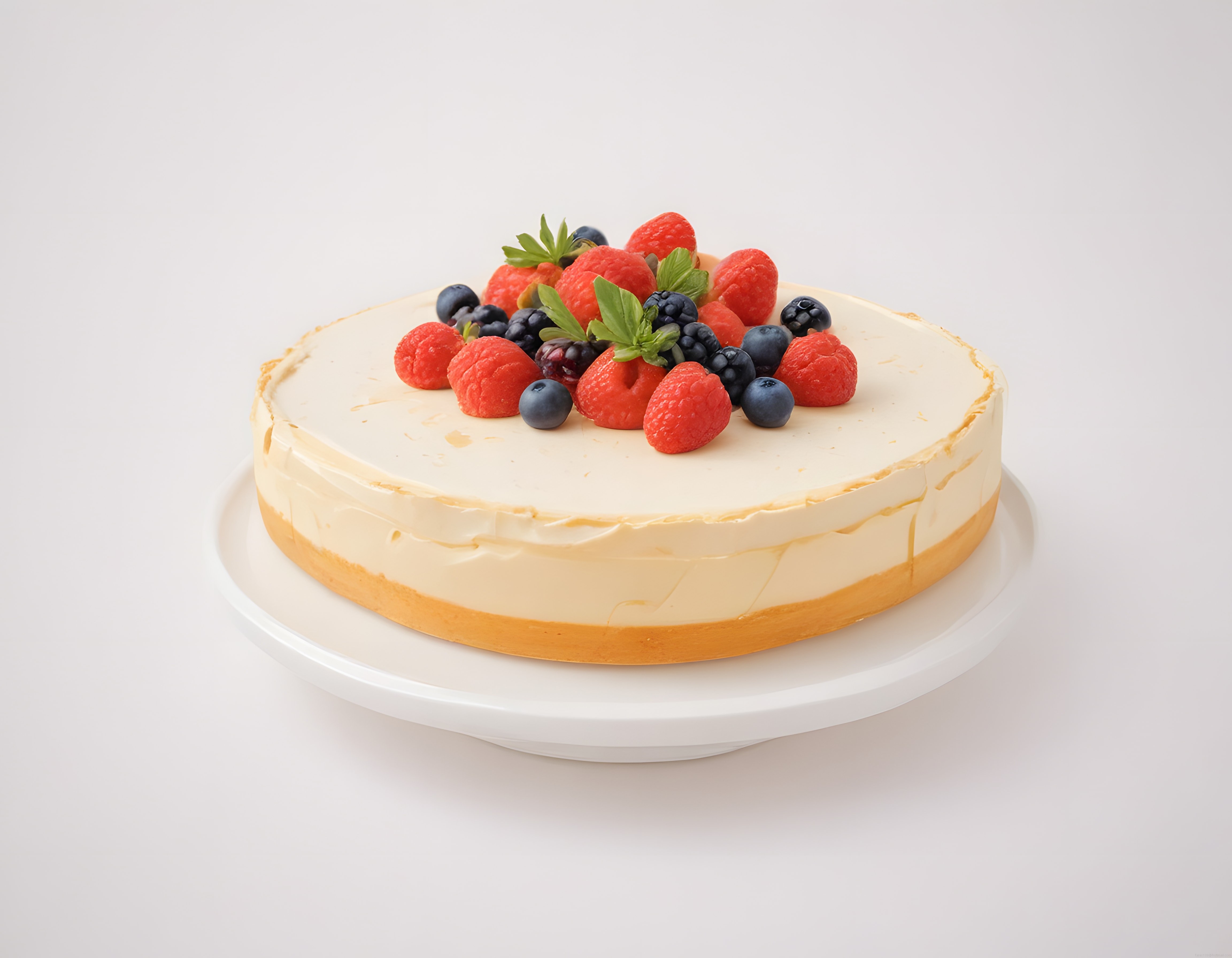 Kusursuz Dokusu ve Taze Meyveleriyle Dikkat Çeken Cheesecake