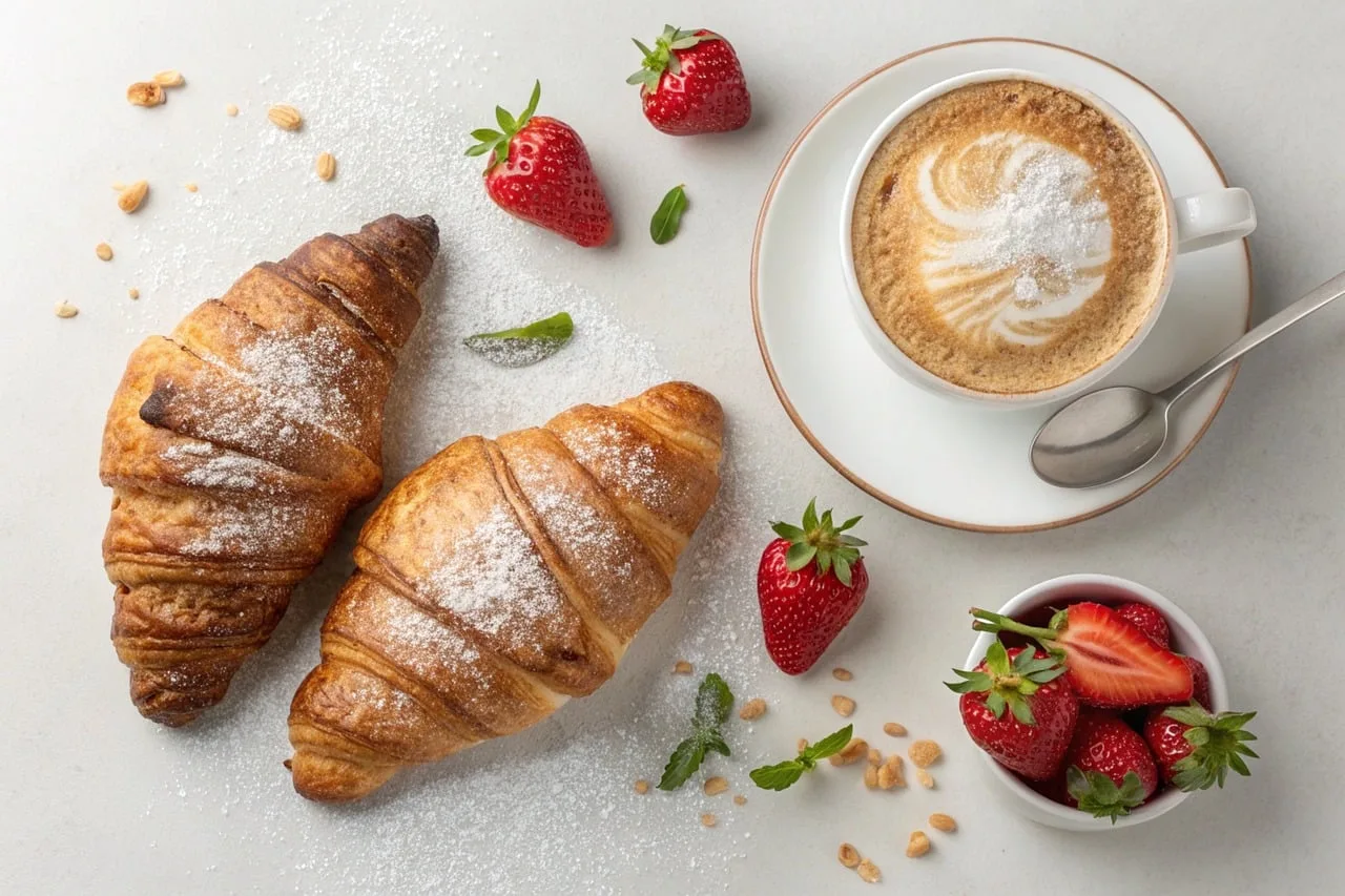 Latte artlı kahve fincanı - sıcak içecek