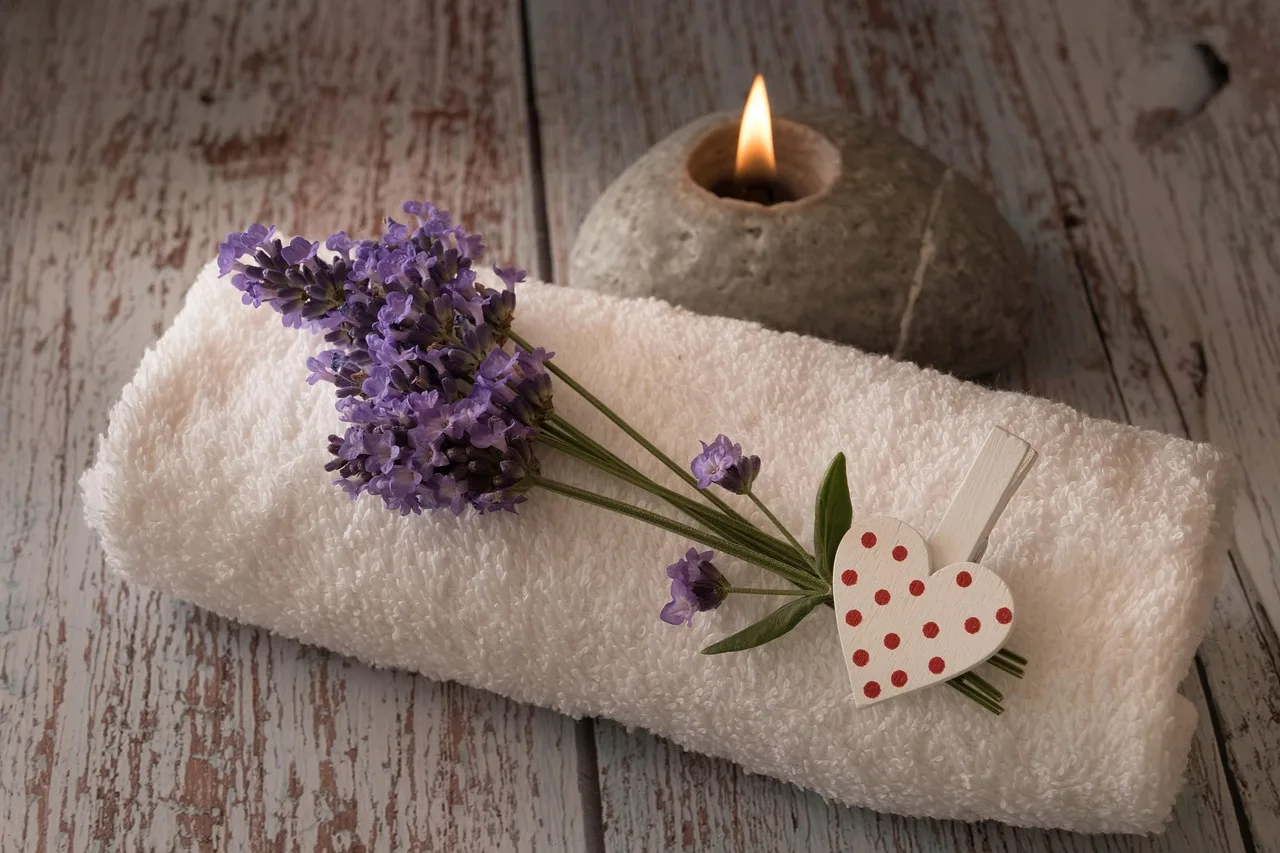 Lavanta aromalı spa ortamı - rahatlama ve bakım