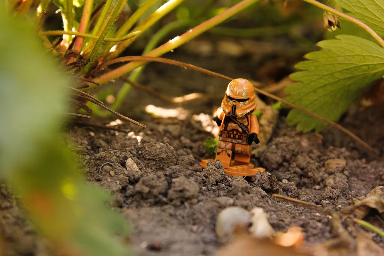 Lego Star Wars Stormtrooper figürü - renkli oyuncak