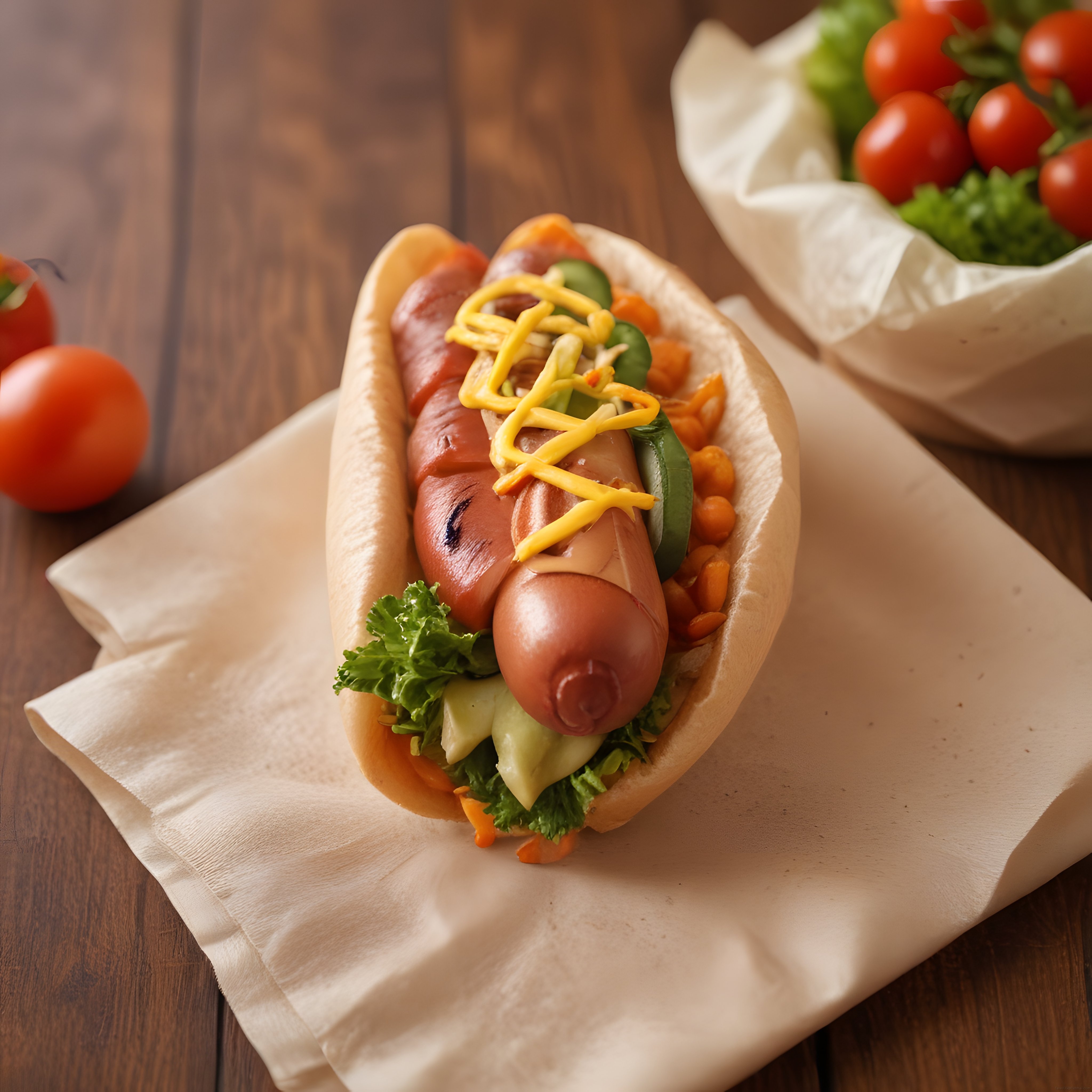 Lezzet Dolu Sosisli Hot Dog: Hardallı ve Turşulu Sokak Lezzeti