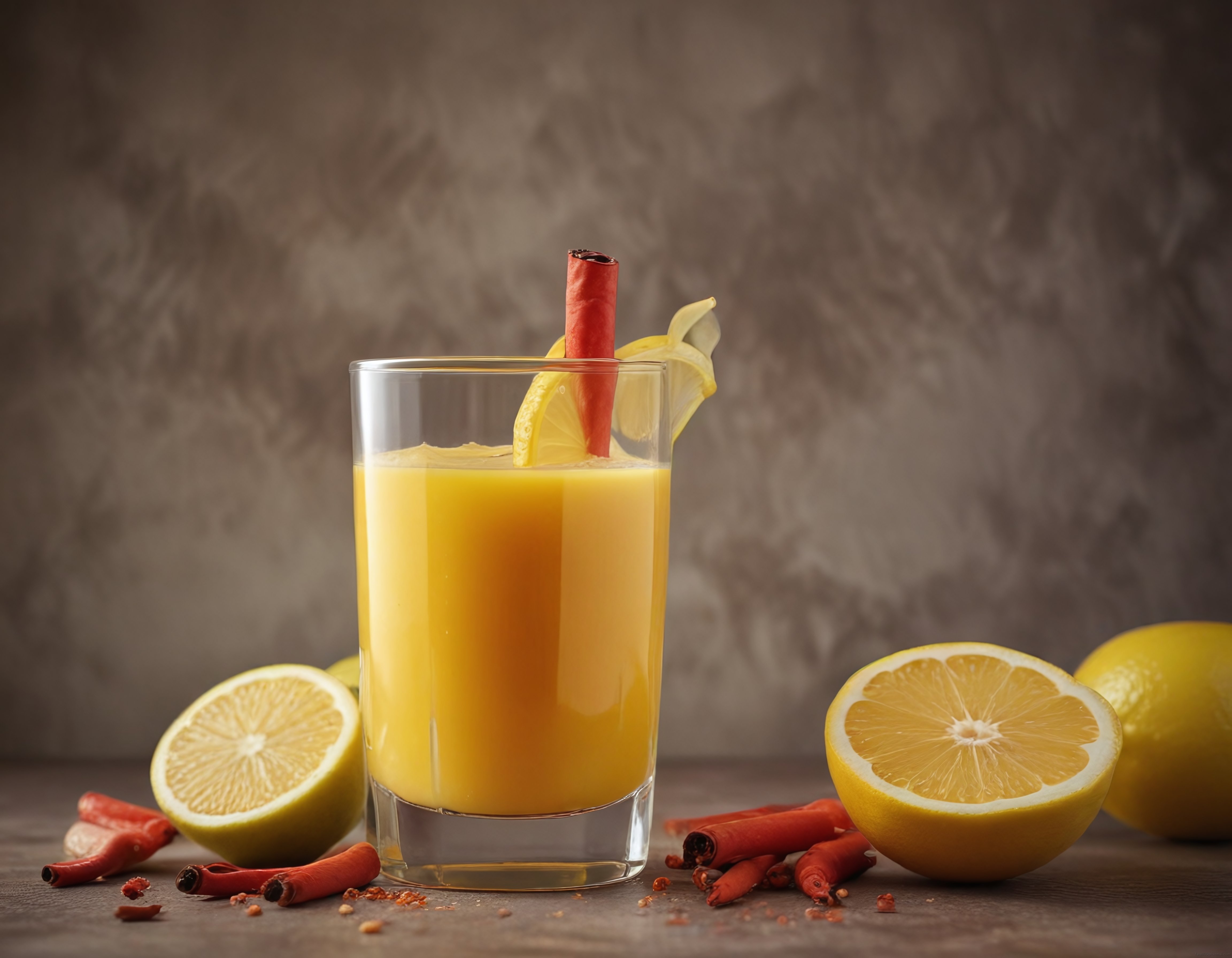 Limon ve Baharatlı Detoks İçeceği: Sarı Smoothie Tarifi ve Sunum Önerileri
